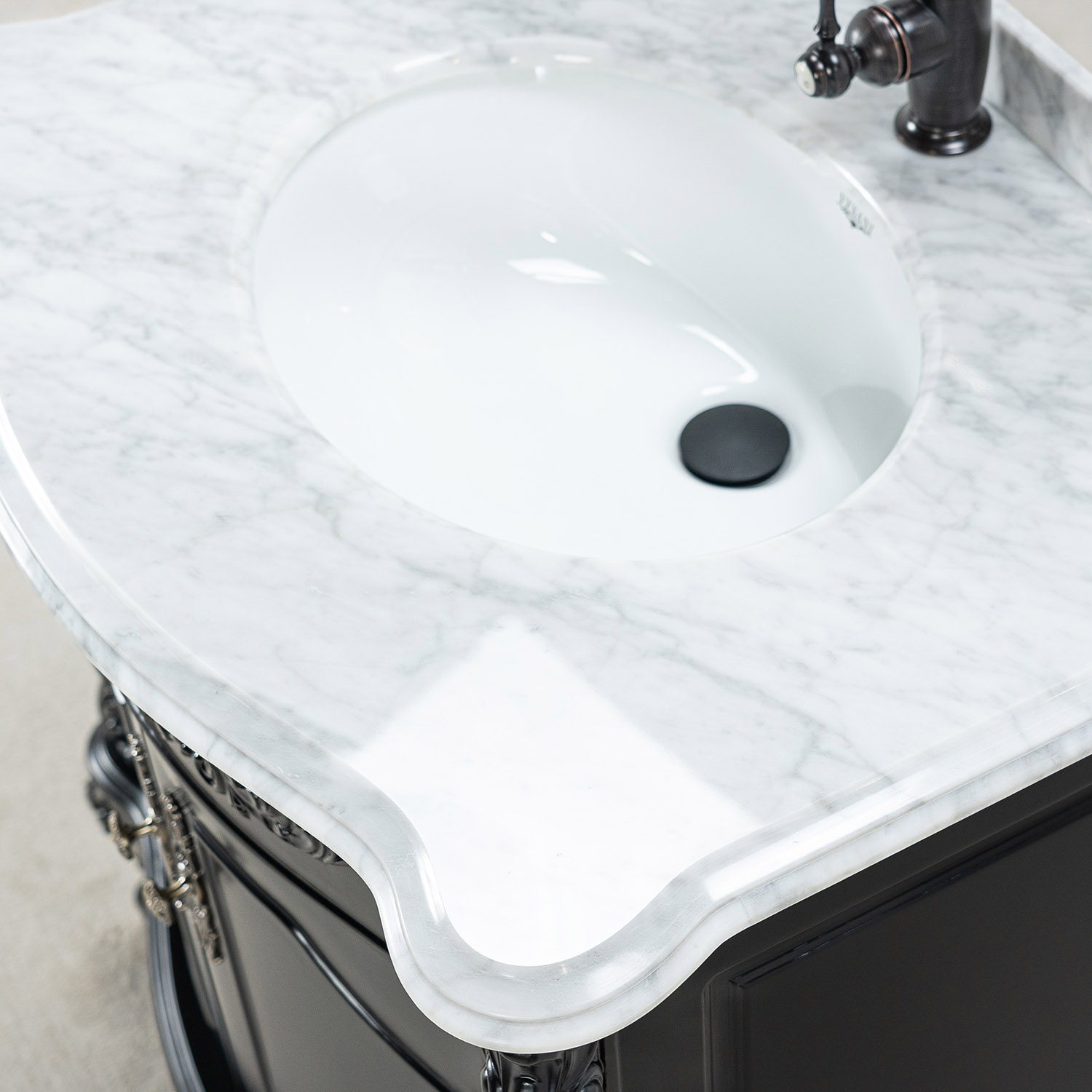 Tvättställsskåp Vesani Ottawa Vit Marmor