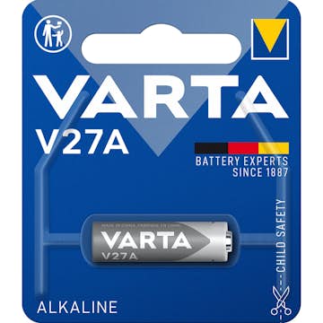 Alkaliska Batterier Varta V27A/27A/MN27 12V 1-pack