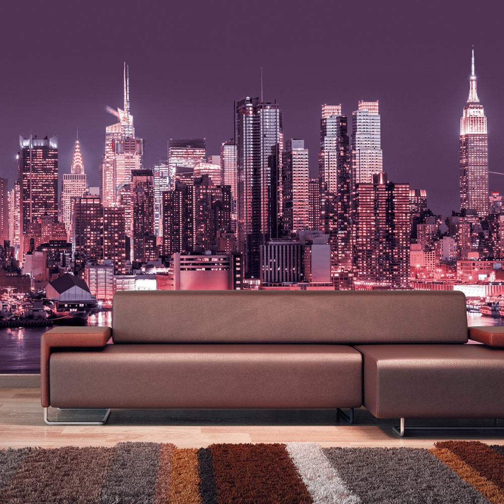 Fototapet Arkiio NYC Purple Nights