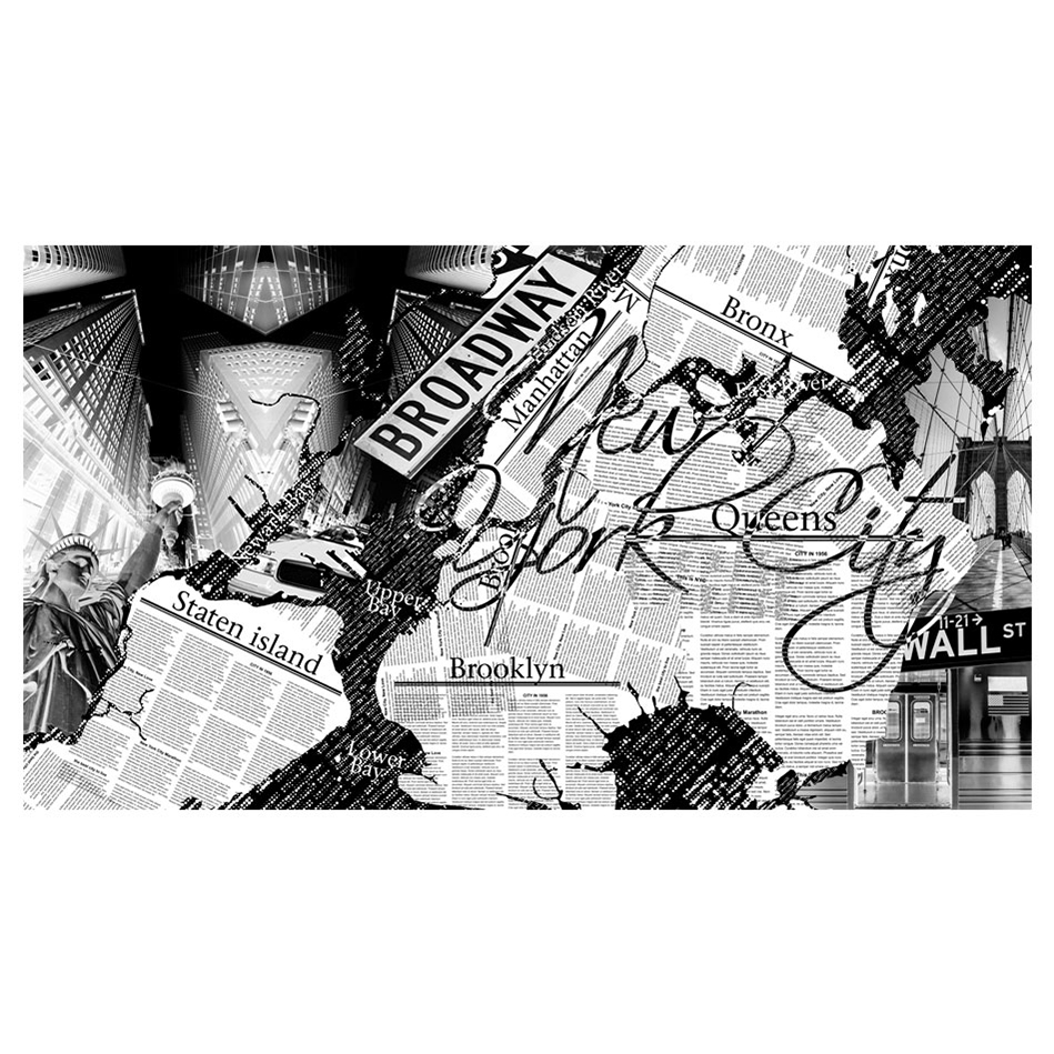 Fototapet Arkiio New York news 450x280 cm
