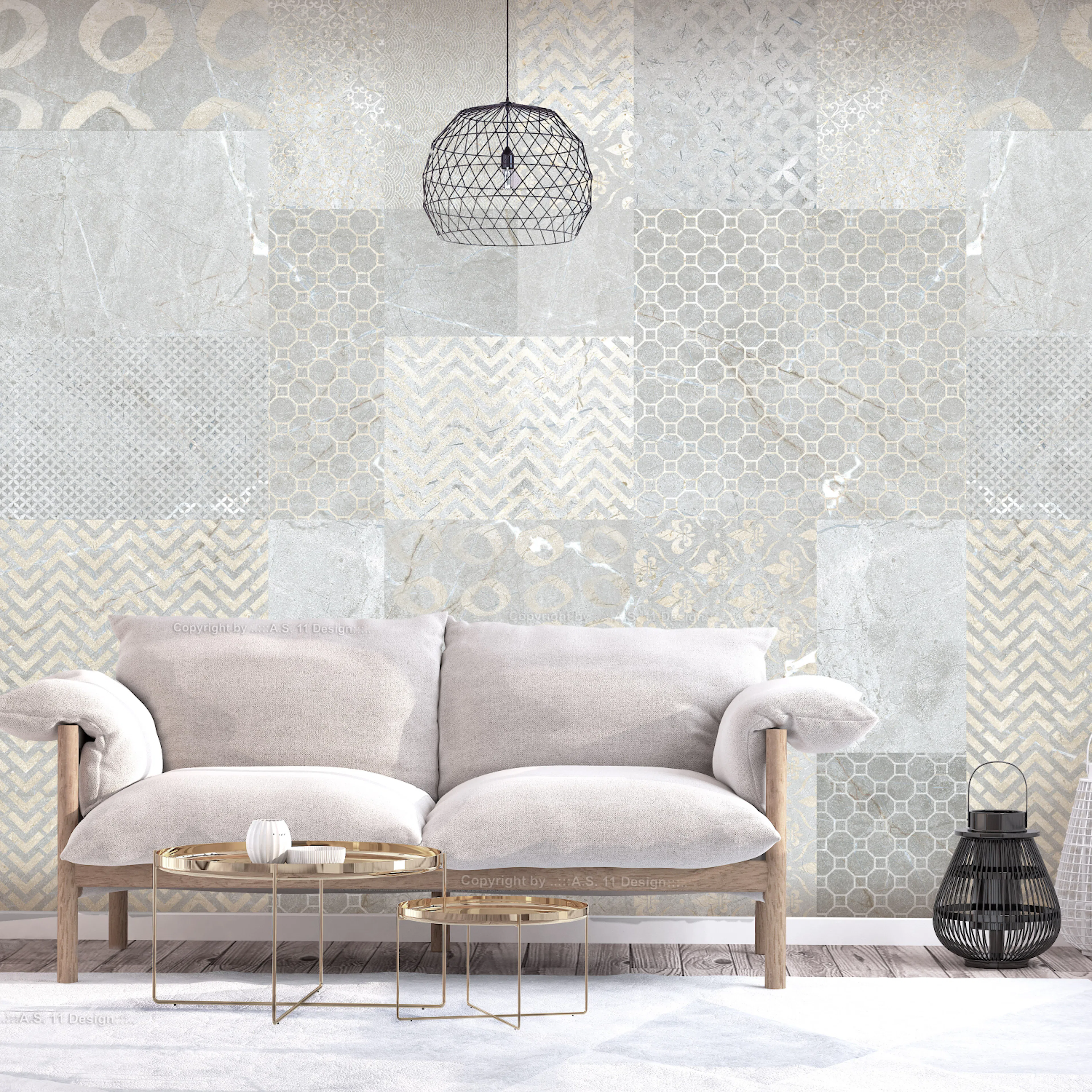 Fototapet Arkiio Tiles 450x315 cm