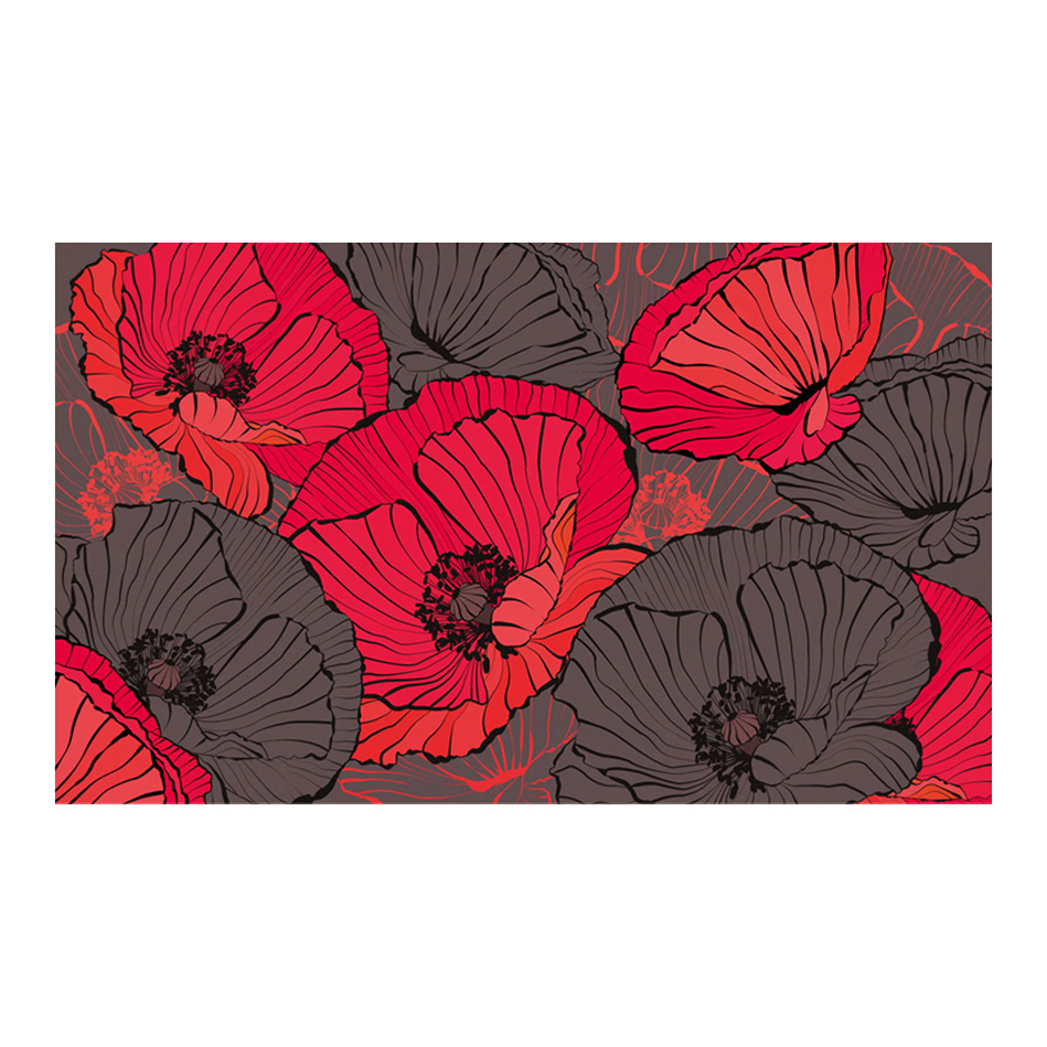 Fototapet Arkiio Veckat vallmo 450x270 cm