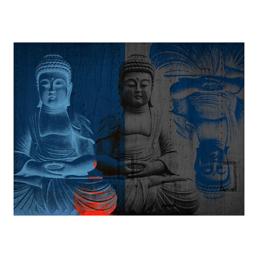Fototapet Arkiio Tre Inkarnationer Av Buddha Storlek 250x193 Cm A3 Xlftnt0501