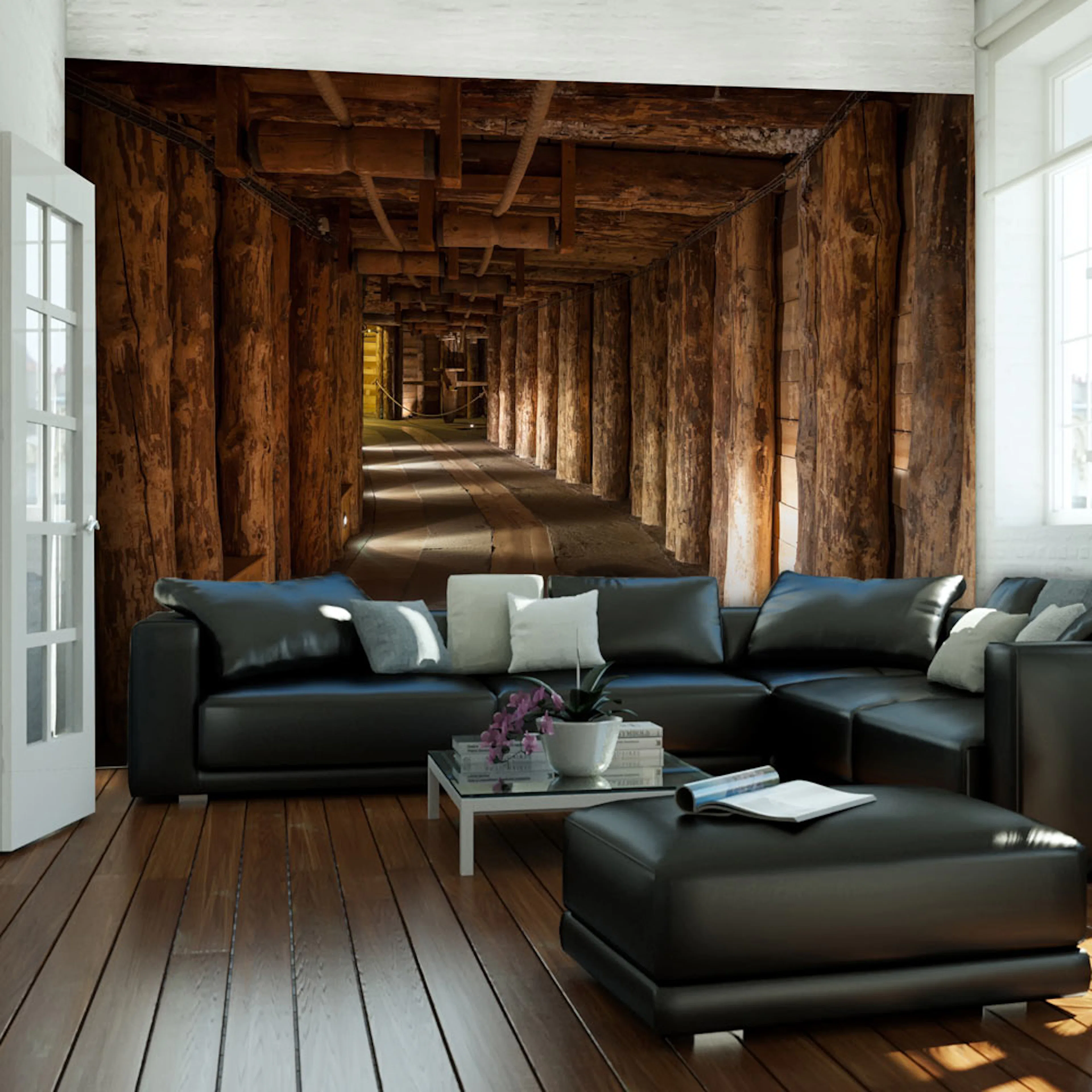 Fototapet Arkiio Wooden Passage