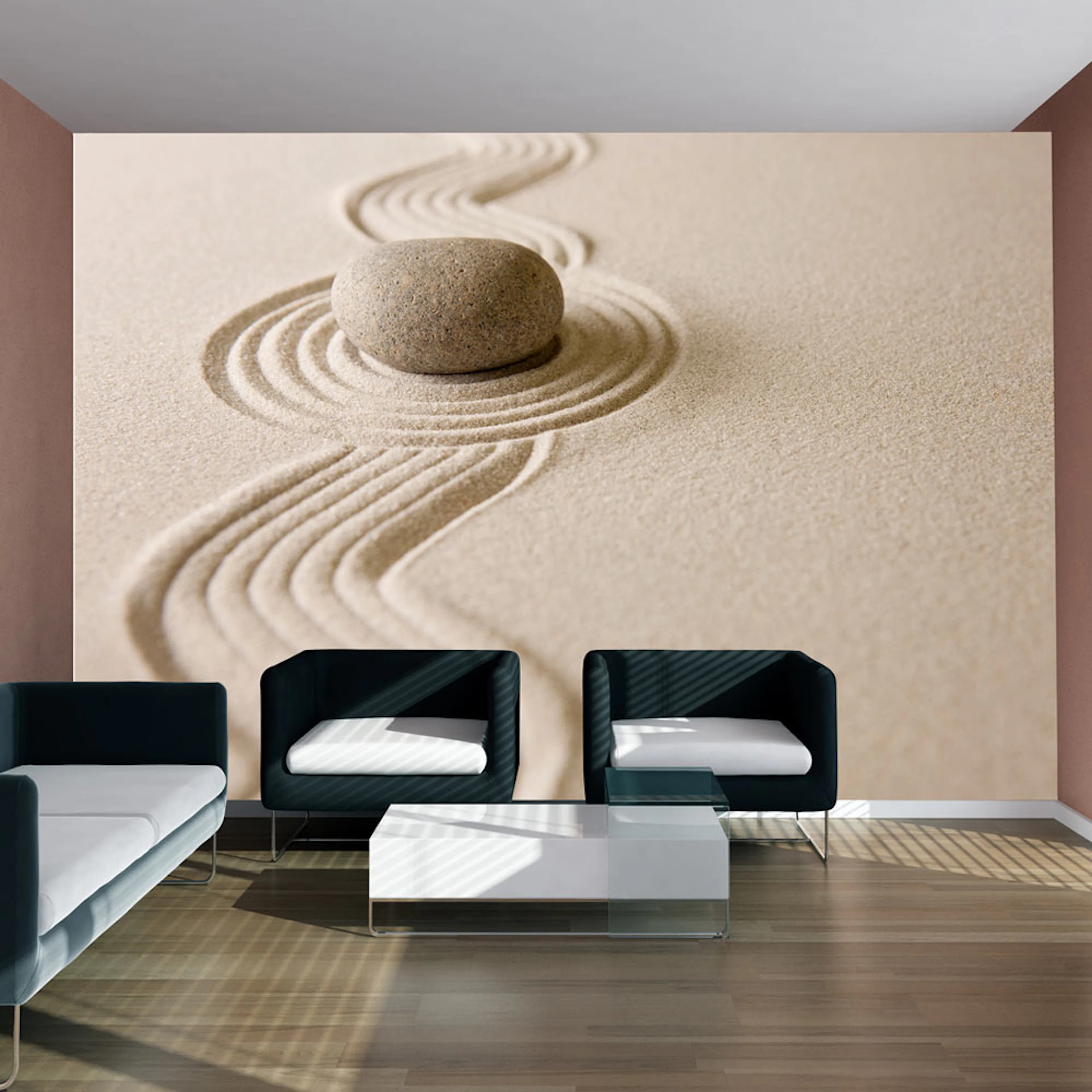 Fototapet Arkiio Zen Sand Trädgård