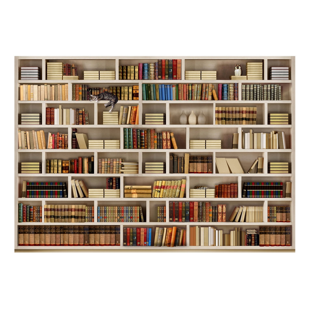 Fototapet Arkiio Självhäftande Home Library