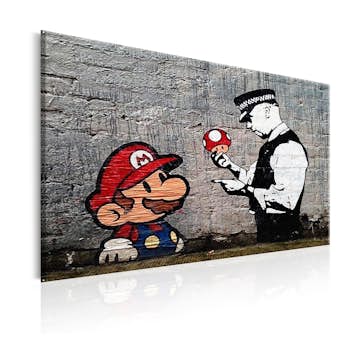 Tavla Arkiio Mario and Cop By Banksy
