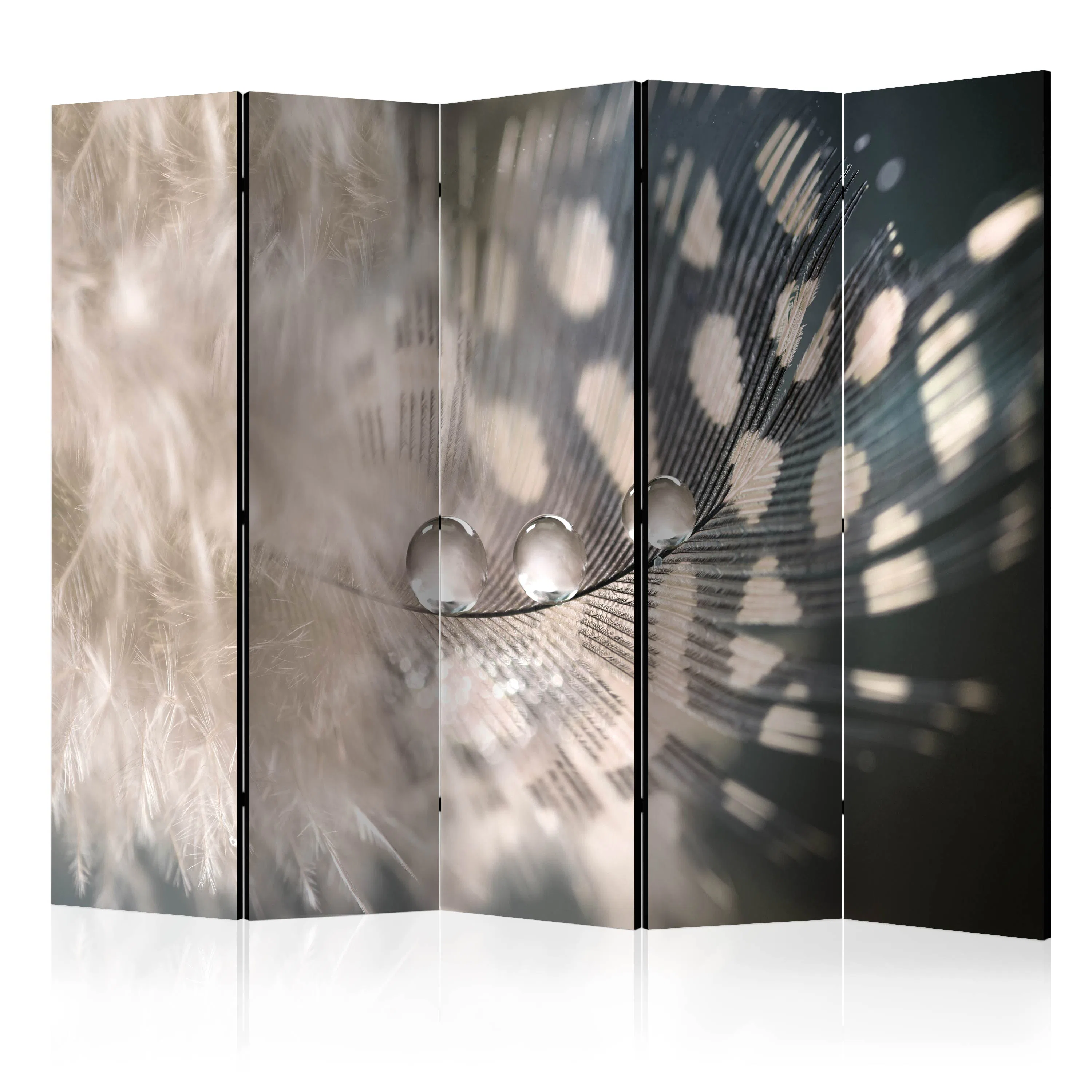Rumsavdelare Skärmvägg Arkiio Elegant Feather II 225x172 cm