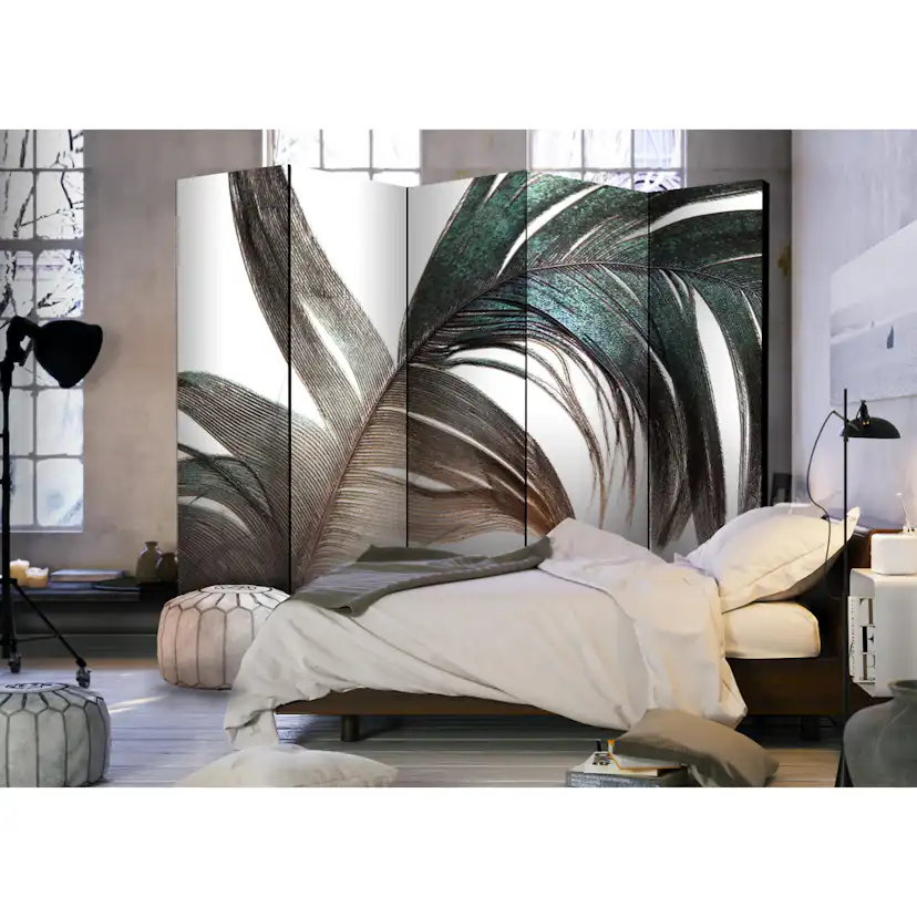 Rumsavdelare Skärmvägg Arkiio Beautiful Feather II 225x172 cm