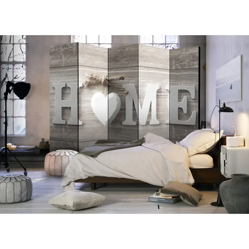 Rumsavdelare Skärmvägg Arkiio Home and heart 225x172 cm