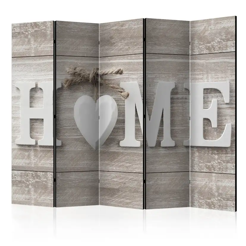 Rumsavdelare Skärmvägg Arkiio Home and heart 225x172 cm