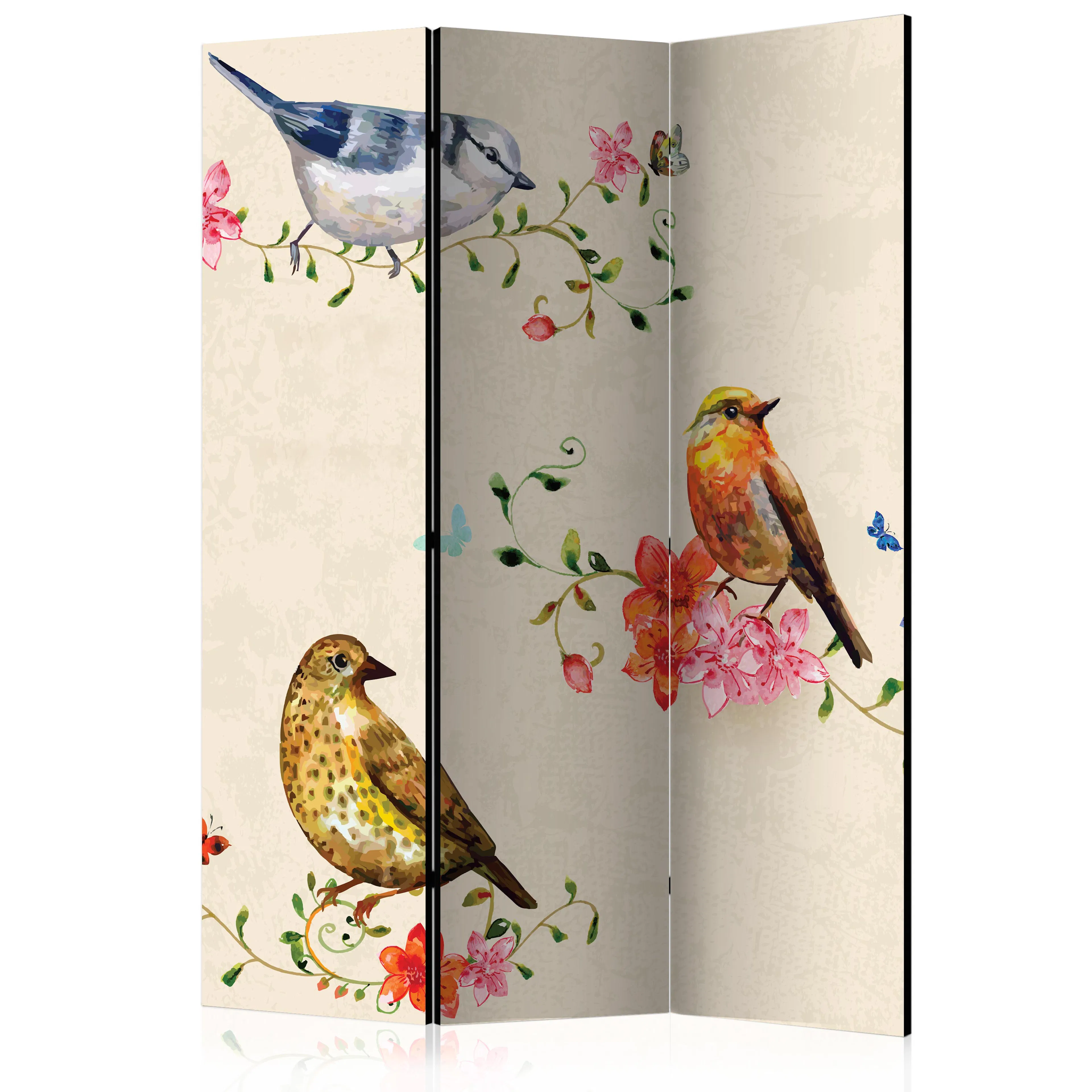 Rumsavdelare Skärmvägg Arkiio Bird Song 135x172 cm