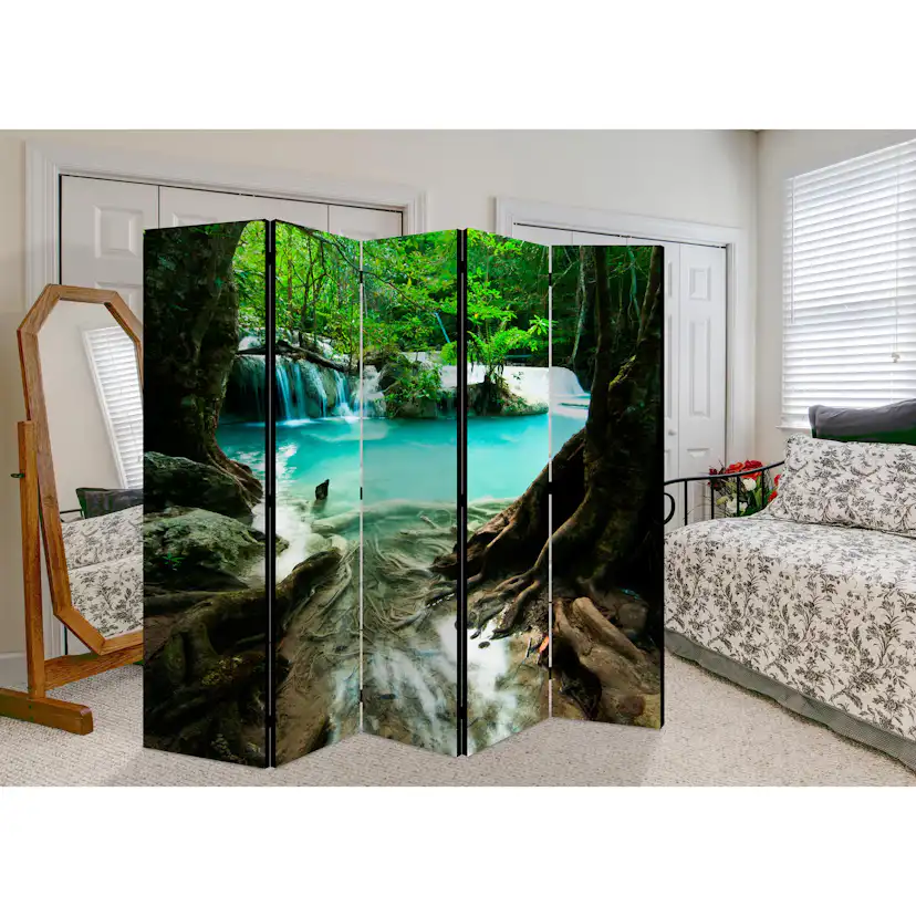 Rumsavdelare Skärmvägg Arkiio Crystal Clear Water II 225x172 cm