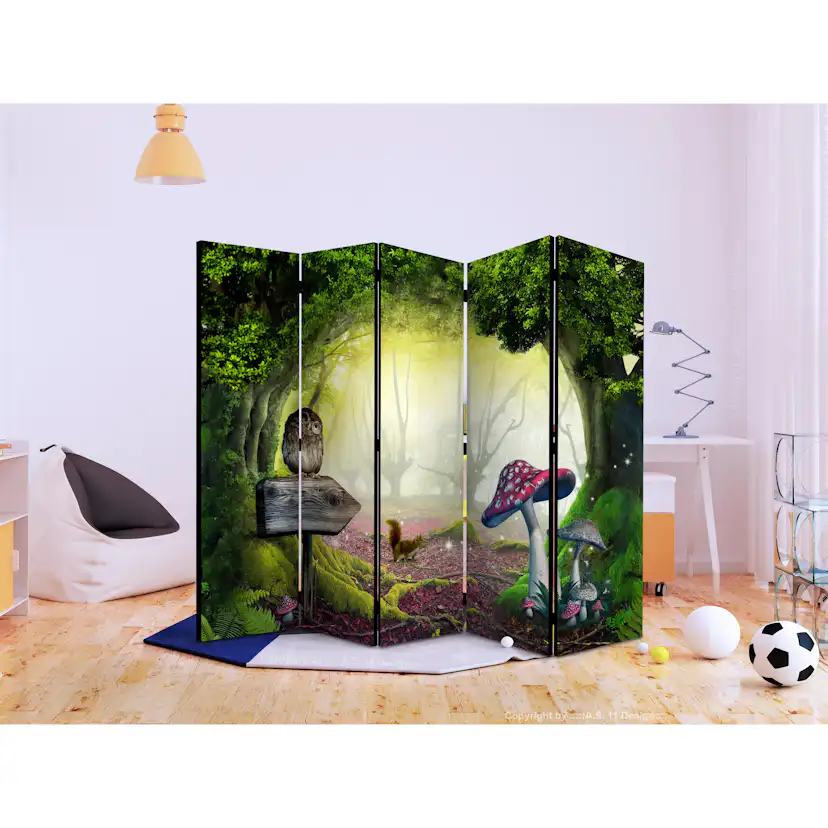 Rumsavdelare Skärmvägg Arkiio Owlish Corner II 225x172 cm