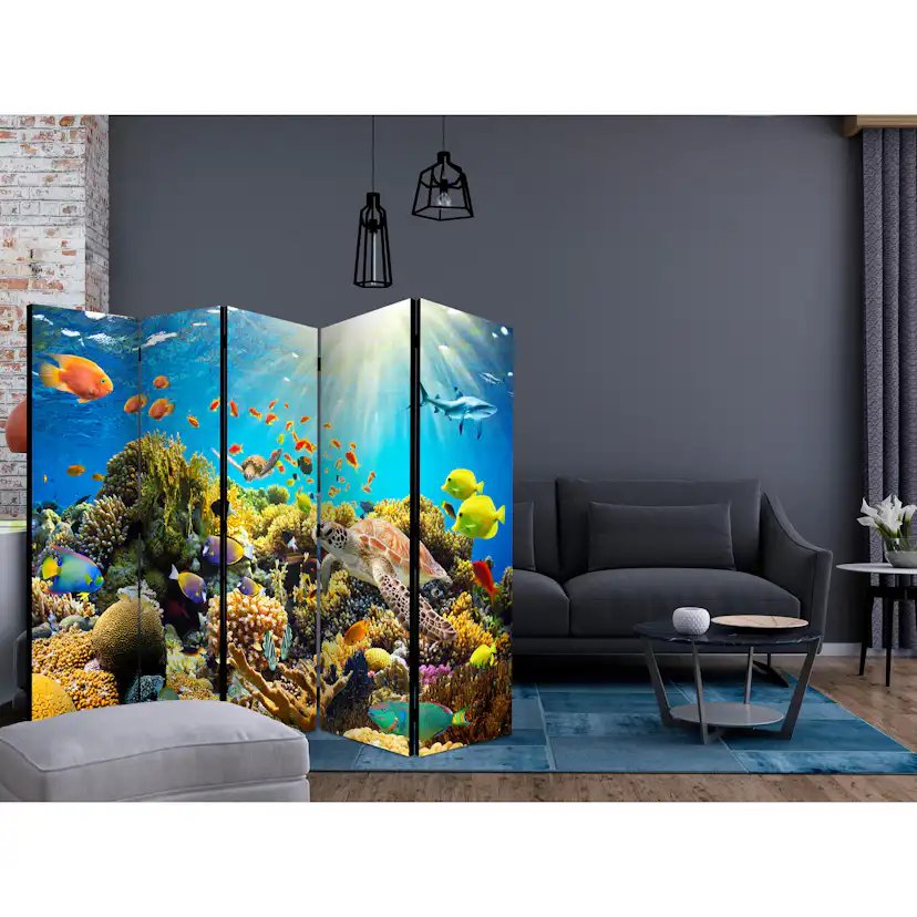 Rumsavdelare Skärmvägg Arkiio Underwater Land II 225x172 cm