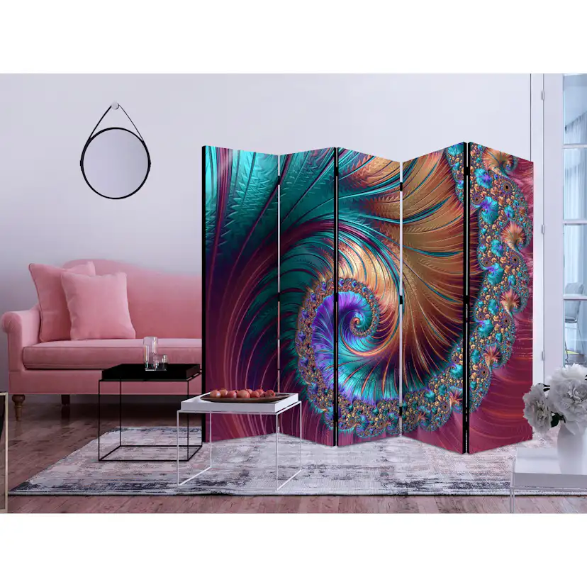 Rumsavdelare Skärmvägg Arkiio Peacock Tail II 225x172 cm