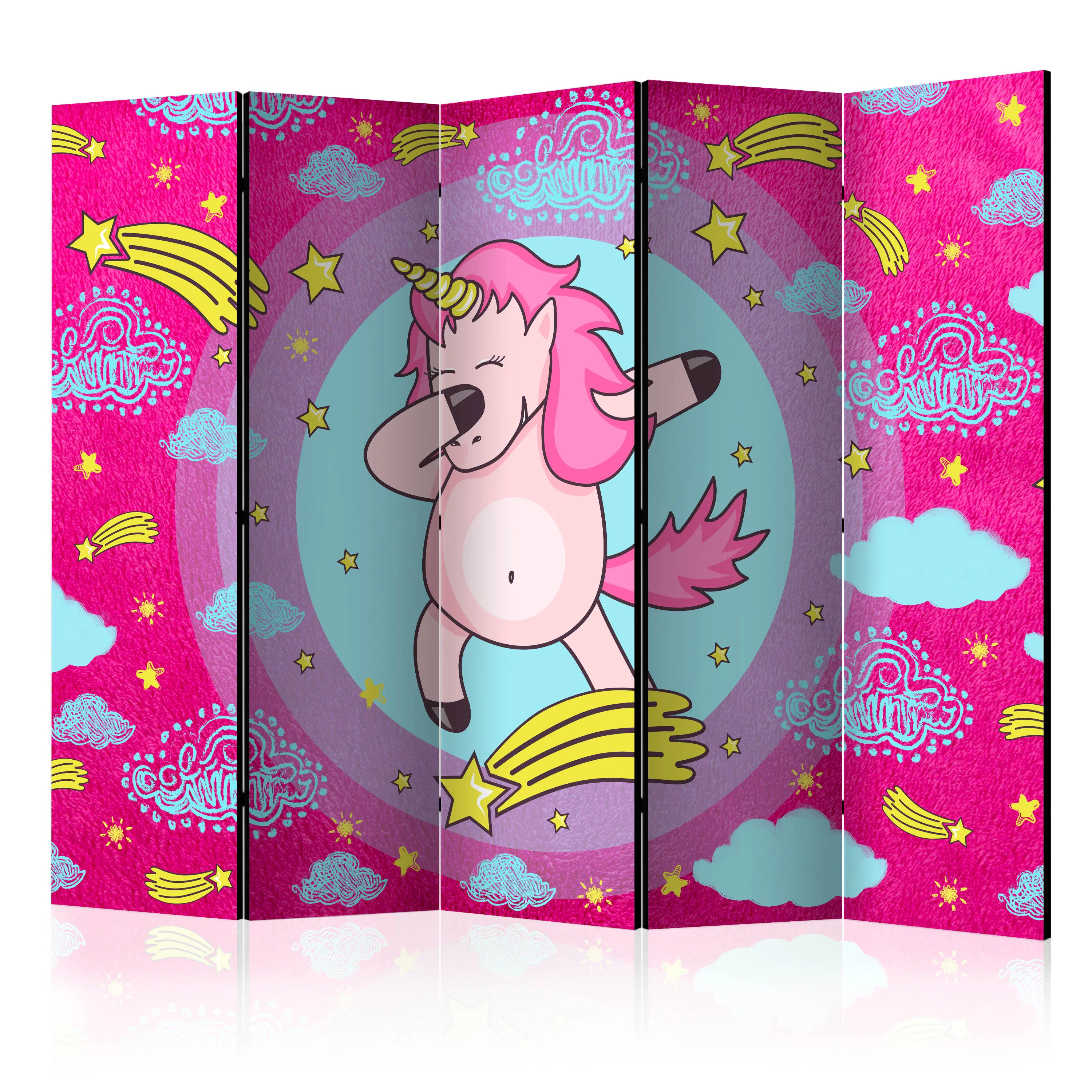 Rumsavdelare Skärmvägg Arkiio Dancing Unicorn II 225x172 cm