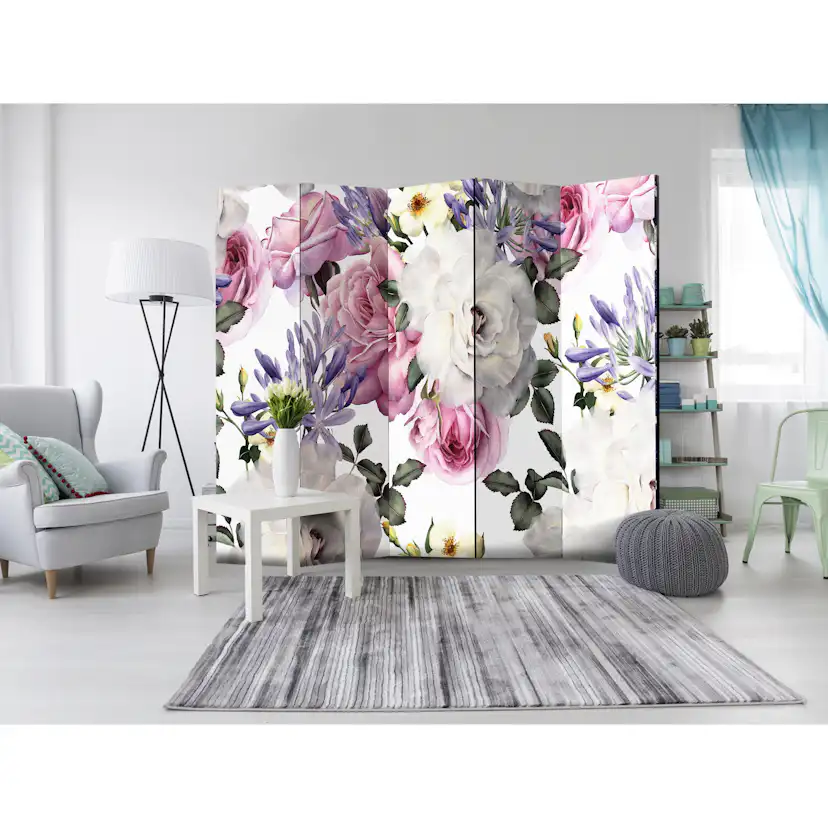 Rumsavdelare Skärmvägg Arkiio Floral Glade II 225x172 cm