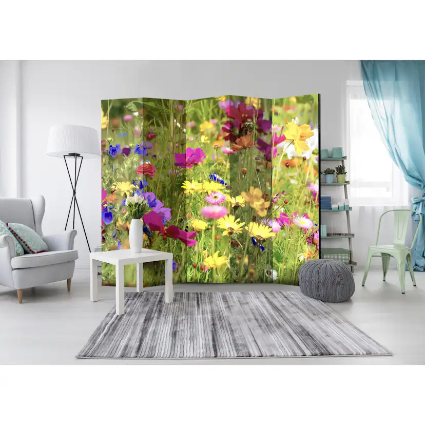 Rumsavdelare Skärmvägg Arkiio Summer Flowers II 225x172 cm