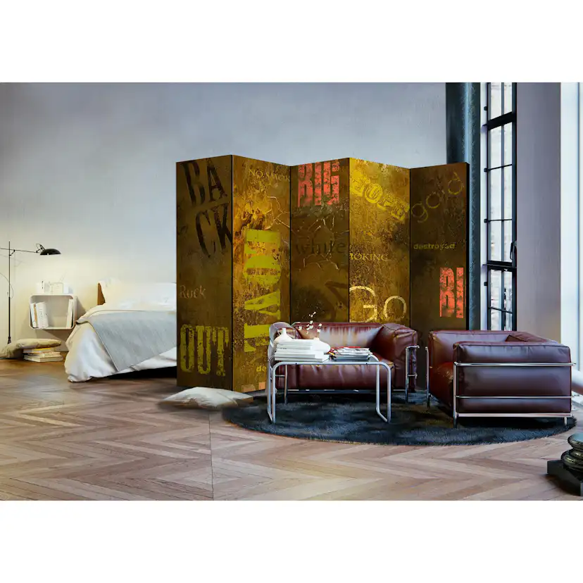 Rumsavdelare Skärmvägg Arkiio Concrete Epigraph II 225x172 cm