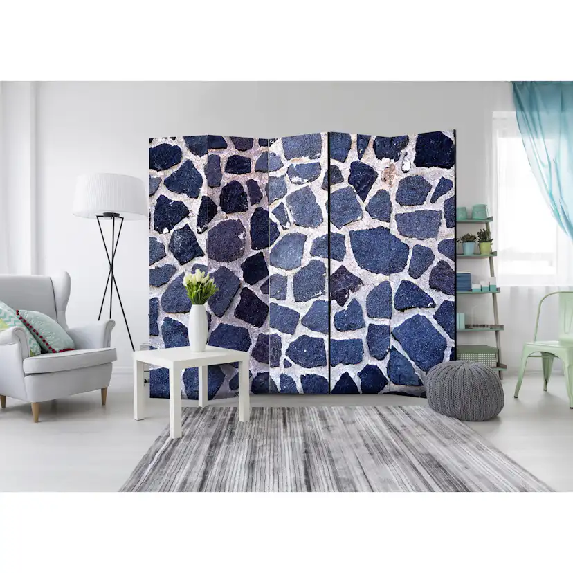 Rumsavdelare Skärmvägg Arkiio Blue Summer II 225x172 cm