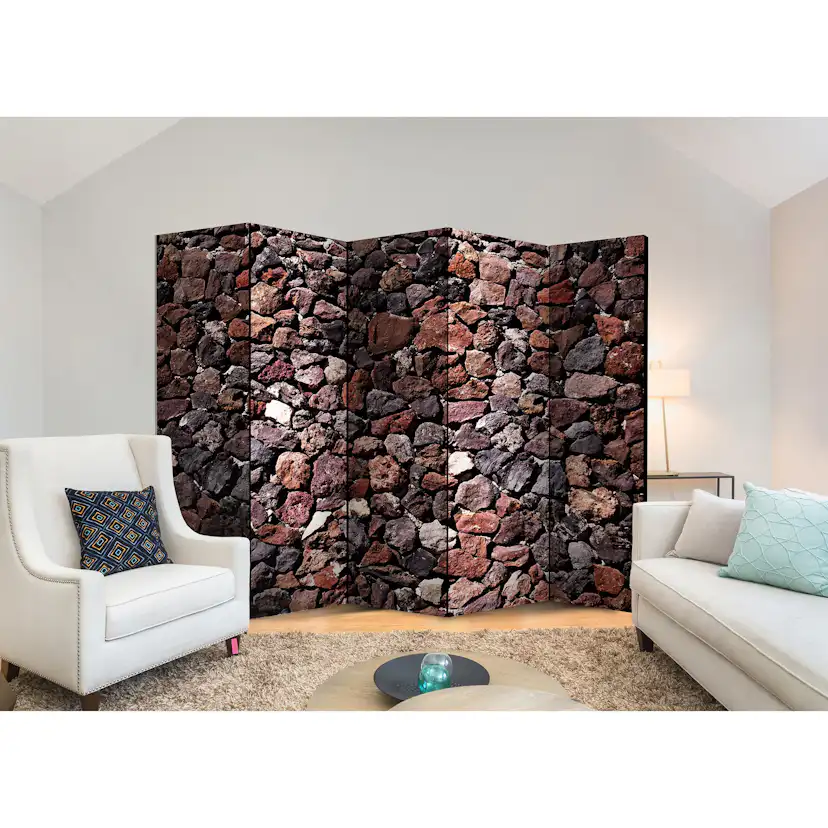 Rumsavdelare Skärmvägg Arkiio Stony Castle II 225x172 cm