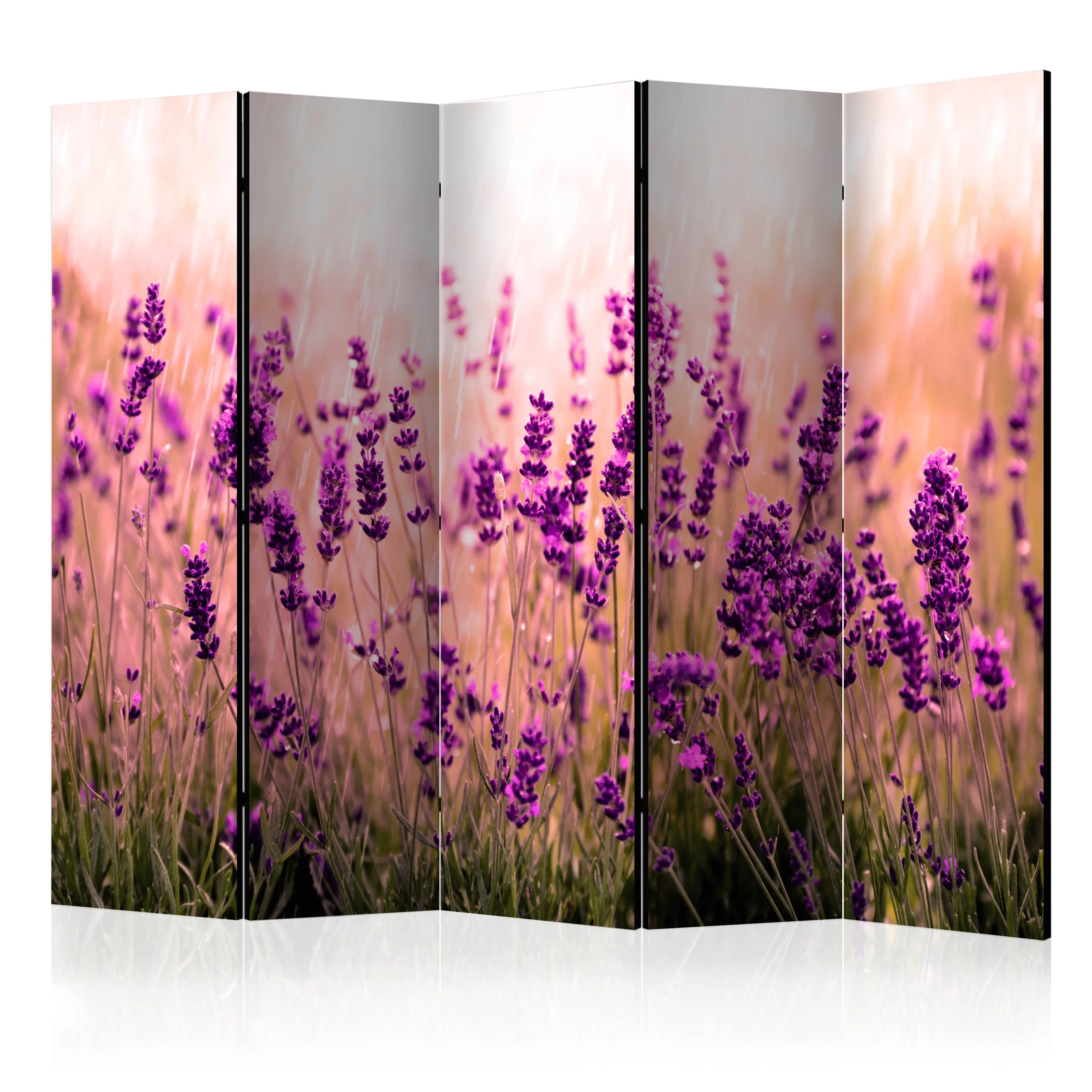 Rumsavdelare Skärmvägg Arkiio Lavender in the Rain II 225x172 cm