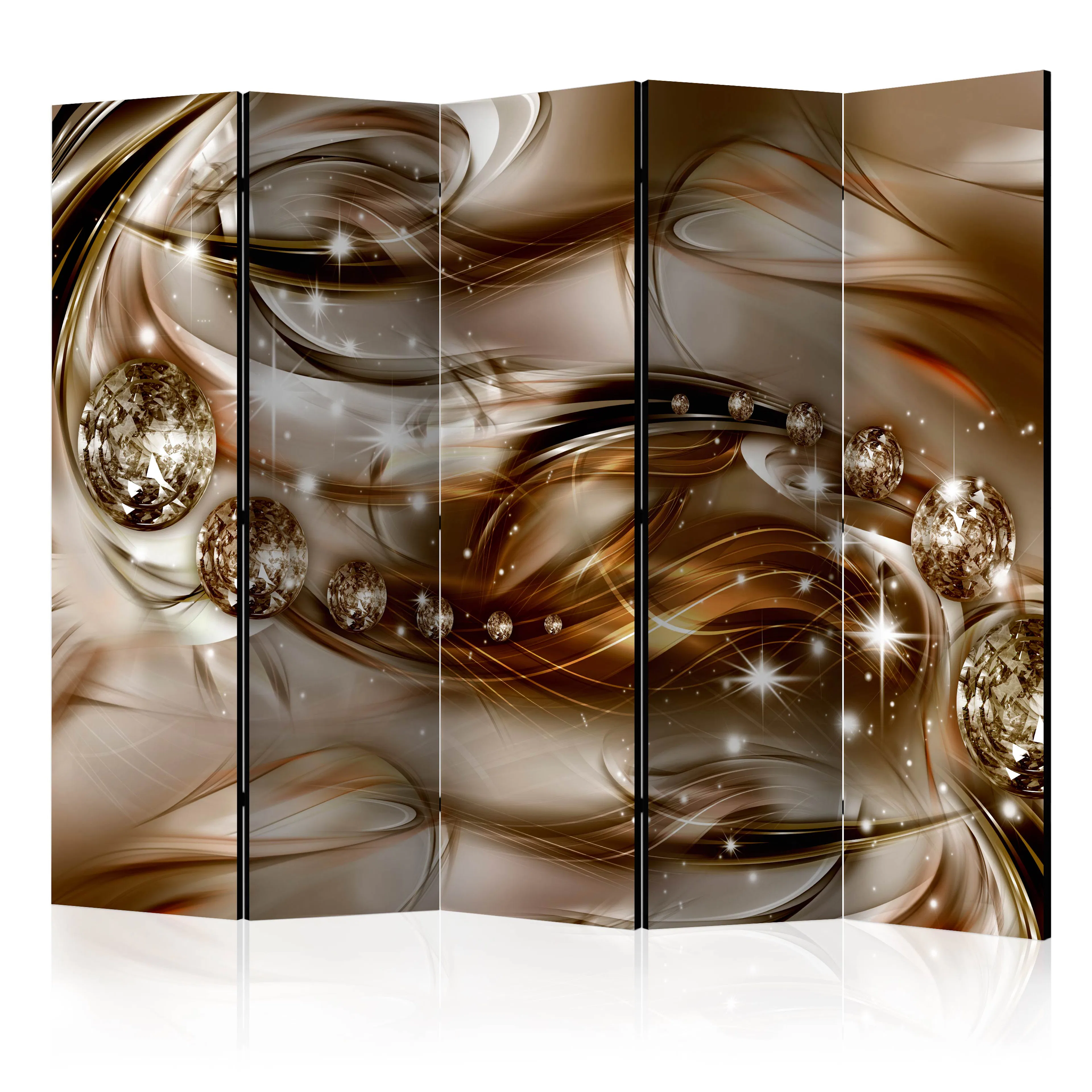 Rumsavdelare Skärmvägg Arkiio Chocolate Tide II 225x172 cm