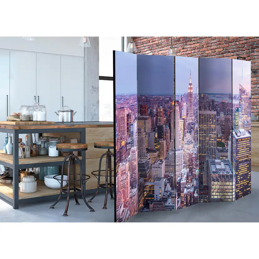 Rumsavdelare Skärmvägg Arkiio Evening City II 225x172 cm