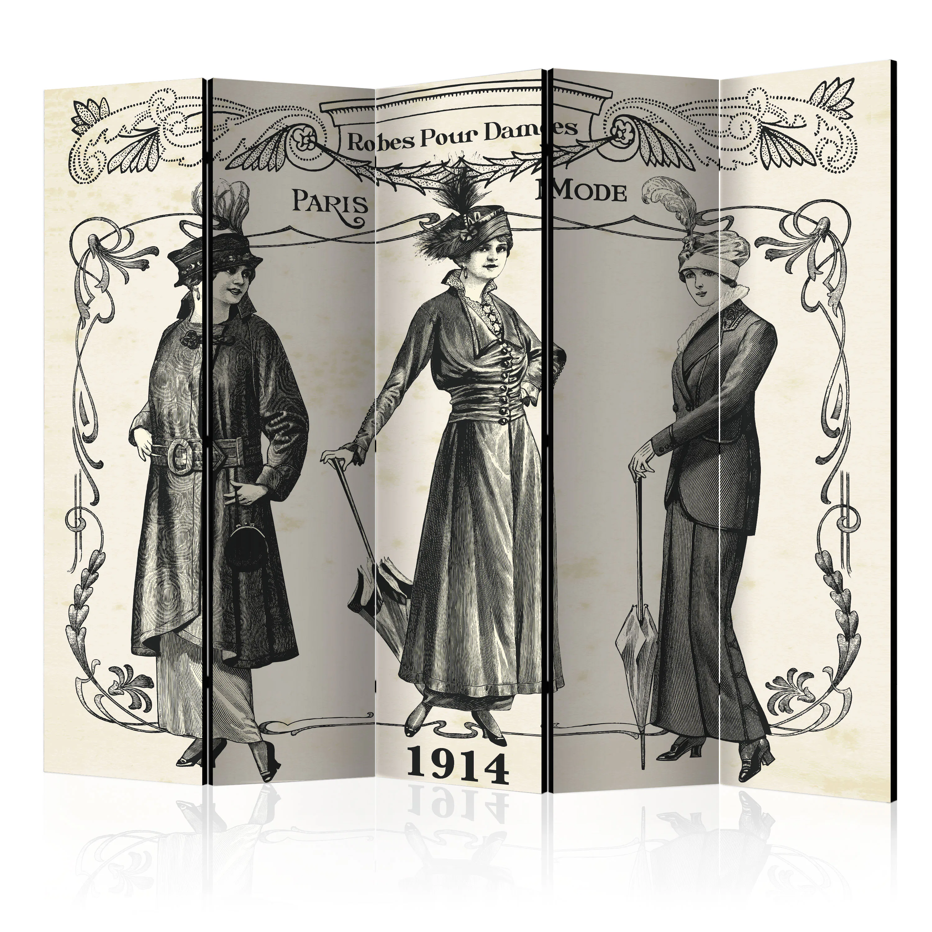 Rumsavdelare Skärmvägg Arkiio Dress 1914 II 225x172 cm