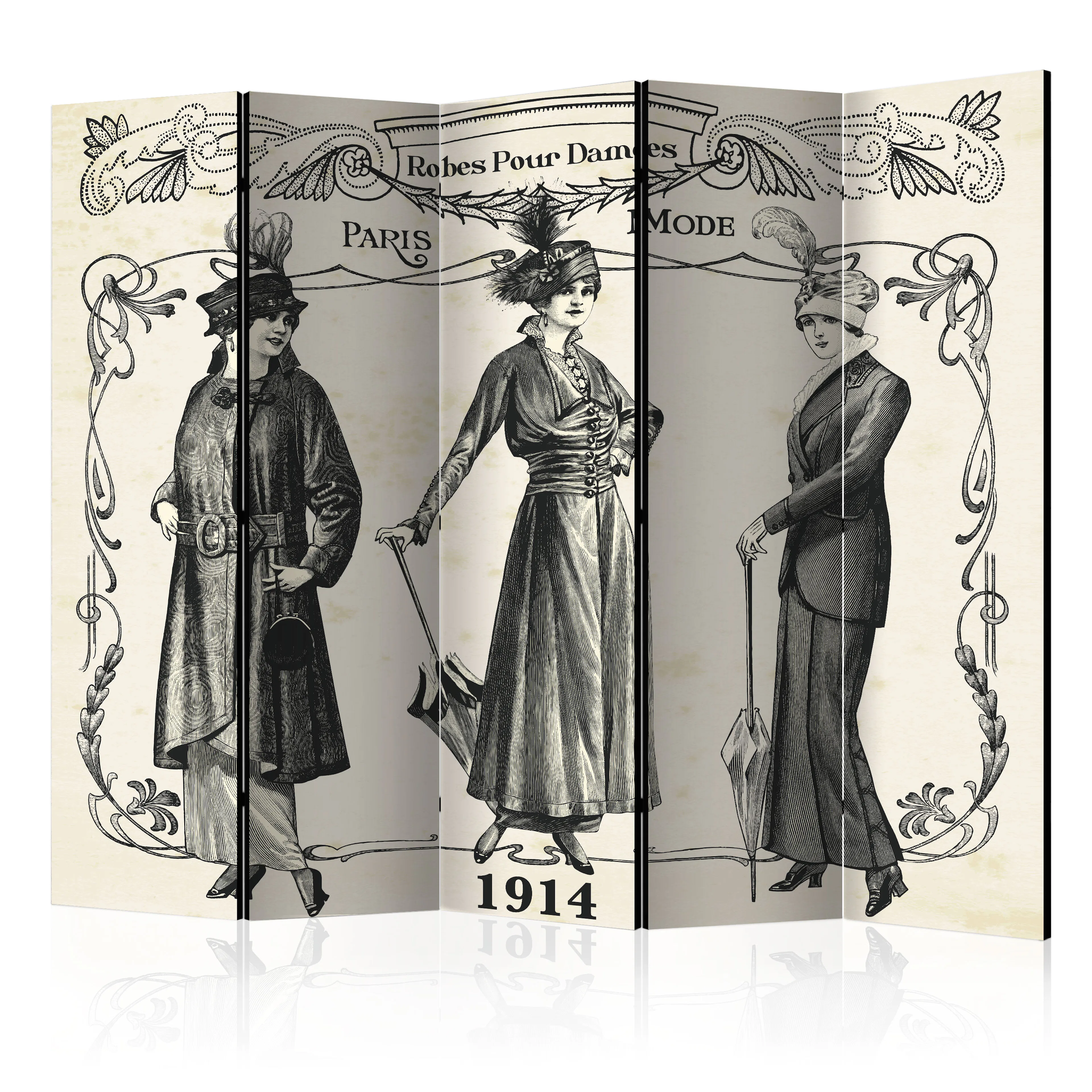 Rumsavdelare Skärmvägg Arkiio Dress 1914 II 225x172 cm