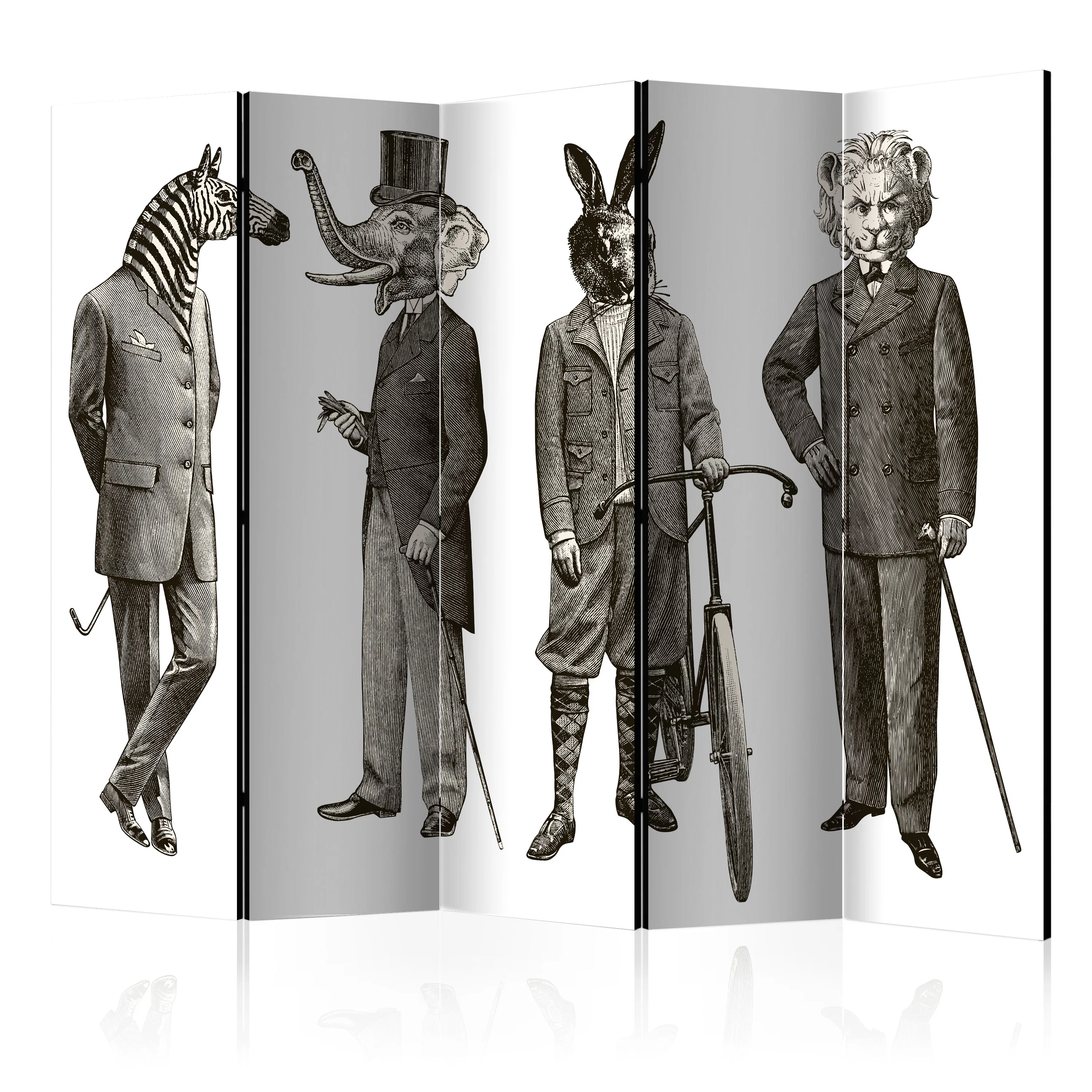 Rumsavdelare Skärmvägg Arkiio Elegant Zoo II 225x172 cm