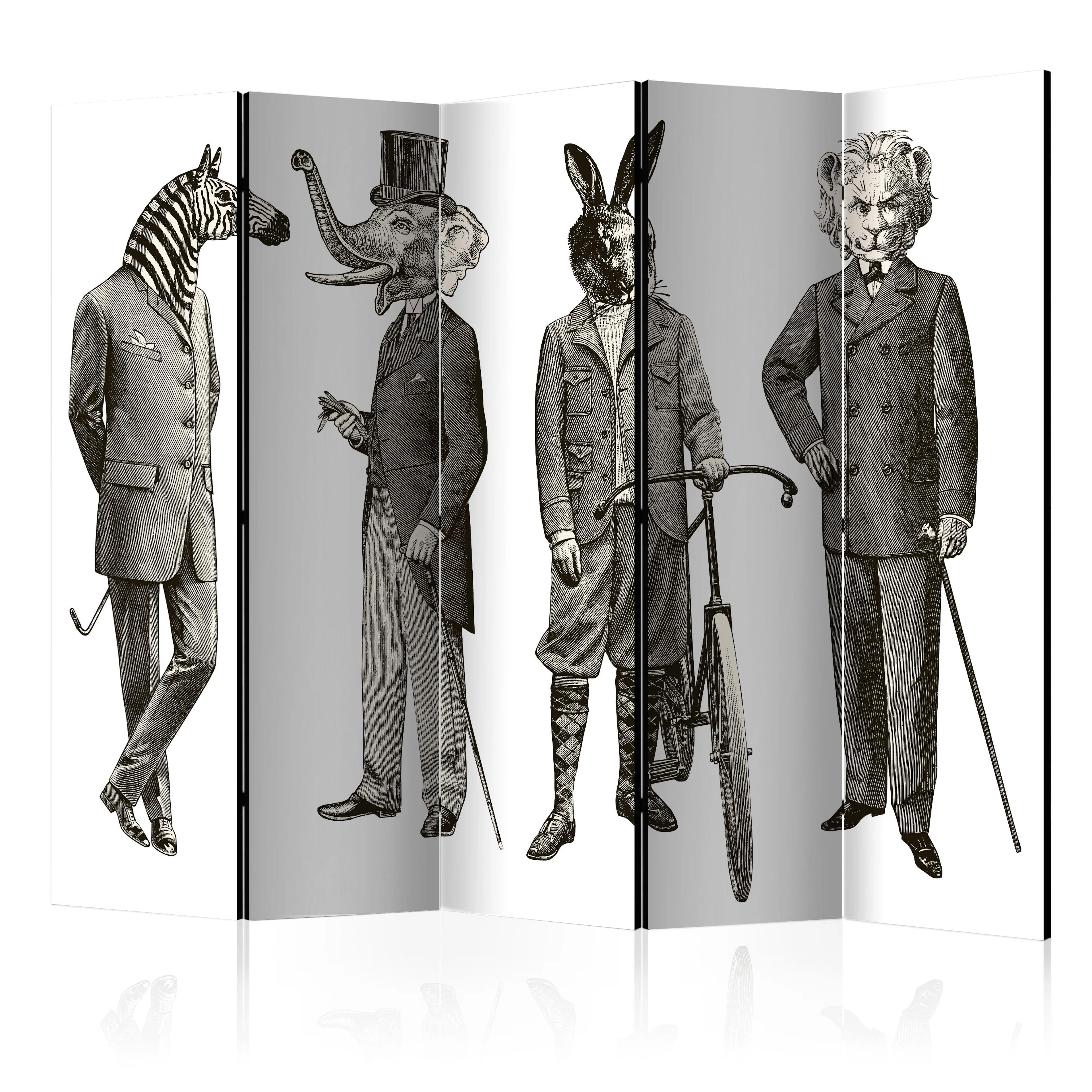 Rumsavdelare Skärmvägg Arkiio Elegant Zoo II 225x172 cm