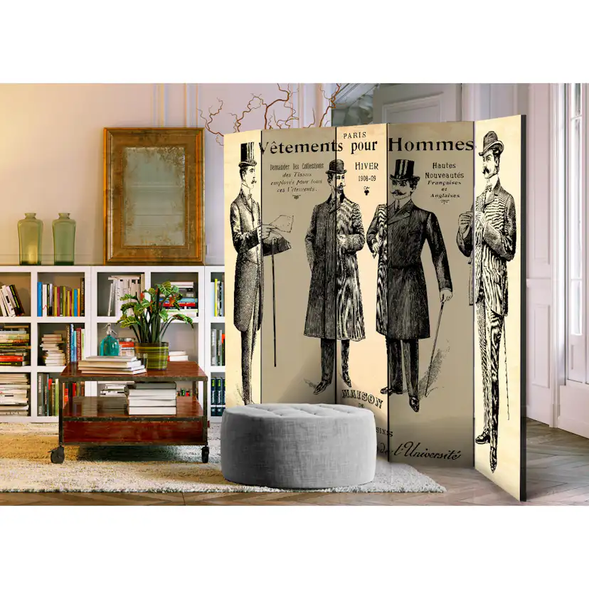 Rumsavdelare Skärmvägg Arkiio Vêtements pour Homme II 225x172 cm