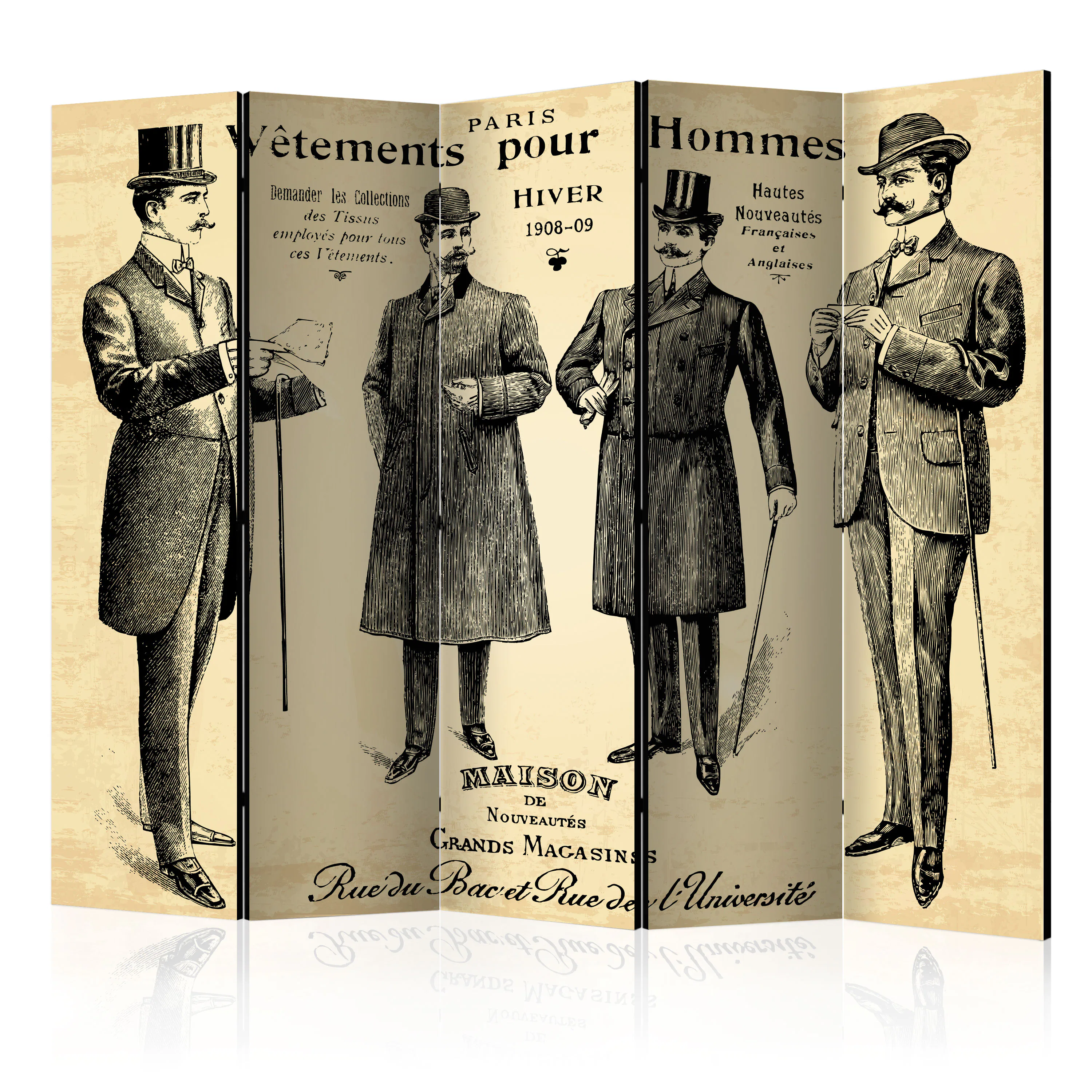 Rumsavdelare Skärmvägg Arkiio Vêtements pour Homme II 225x172 cm