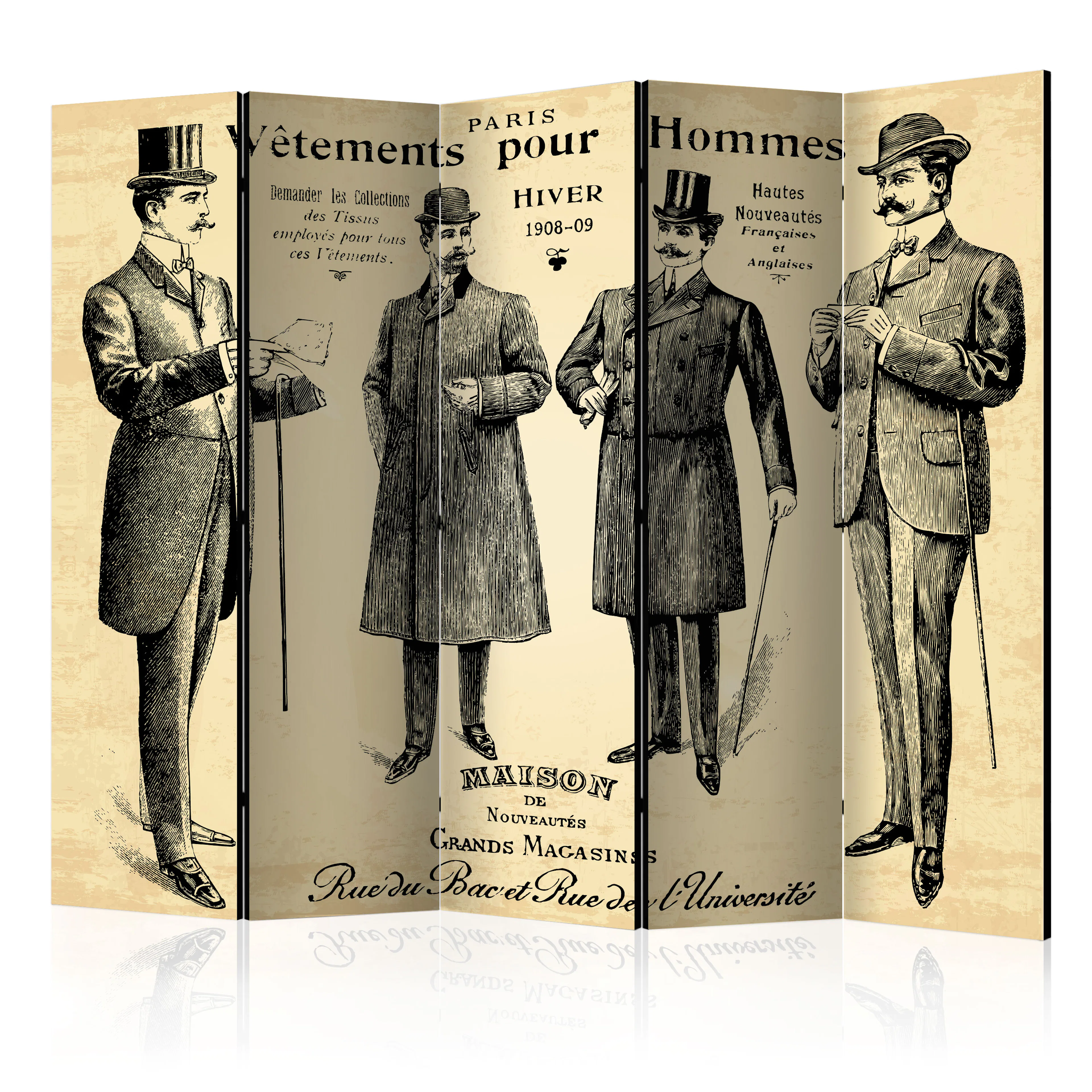 Rumsavdelare Skärmvägg Arkiio Vêtements pour Homme II 225x172 cm