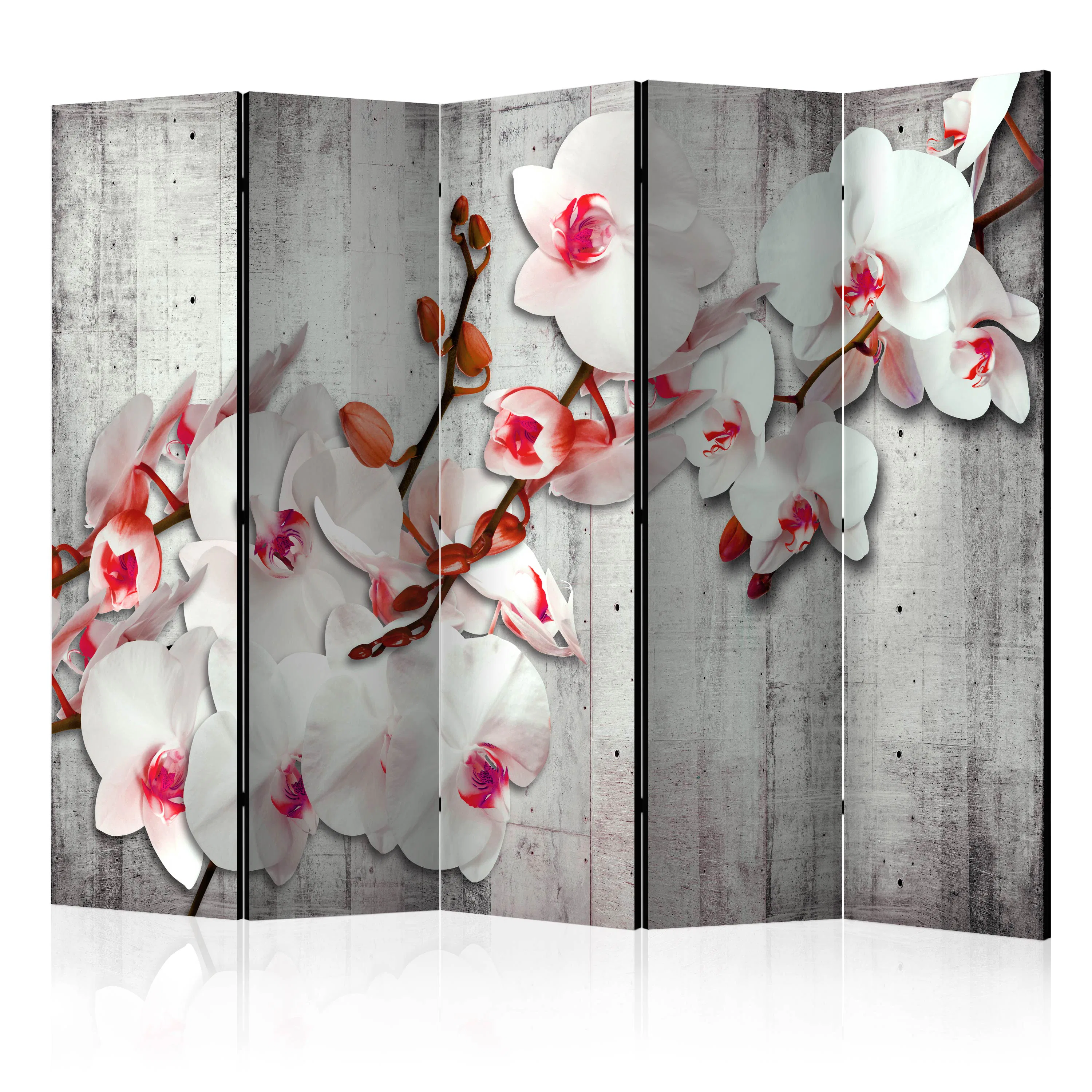 Rumsavdelare Skärmvägg Arkiio Concrete Orchid II 225x172 cm