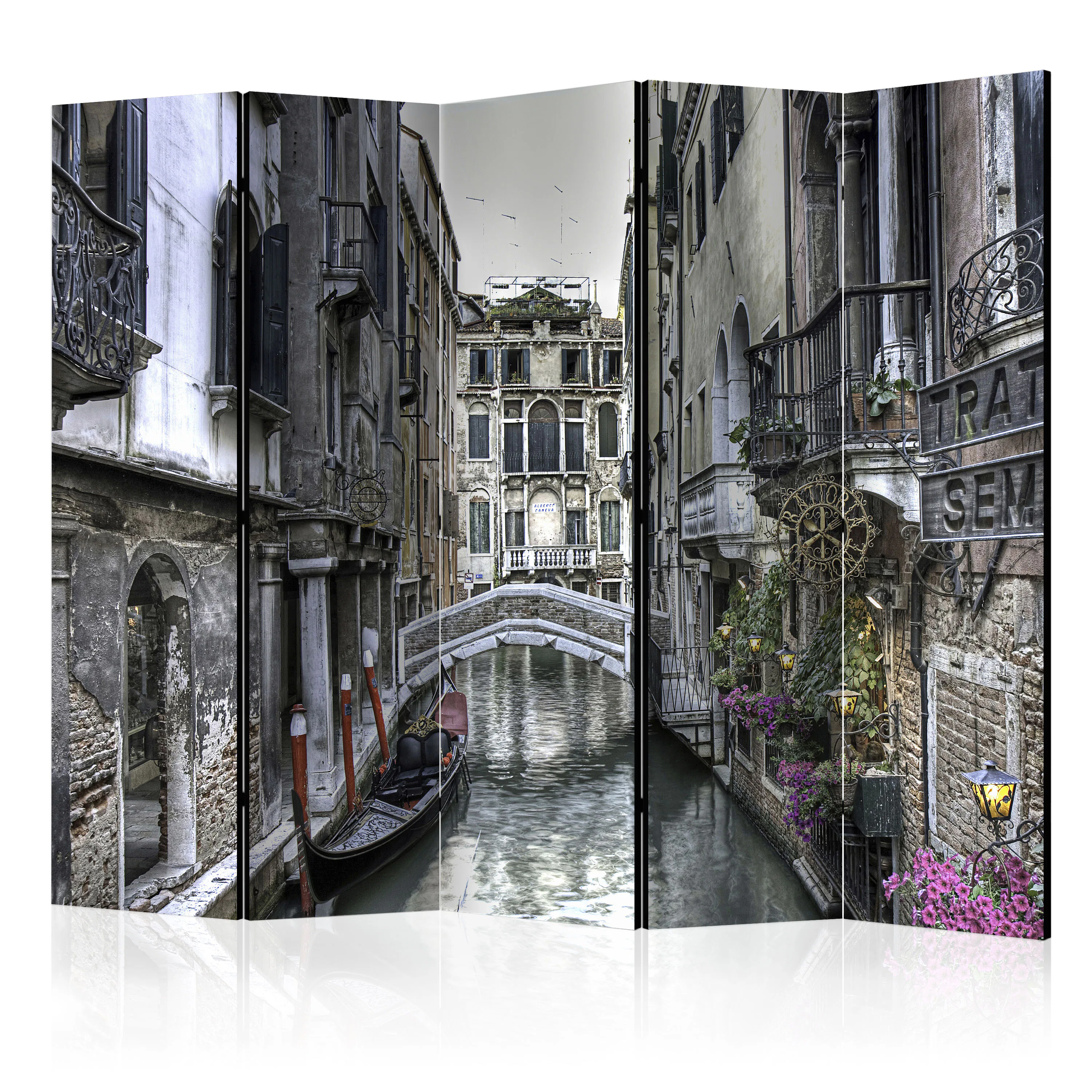 Rumsavdelare Skärmvägg Arkiio Romantic Venice II 225x172 cm