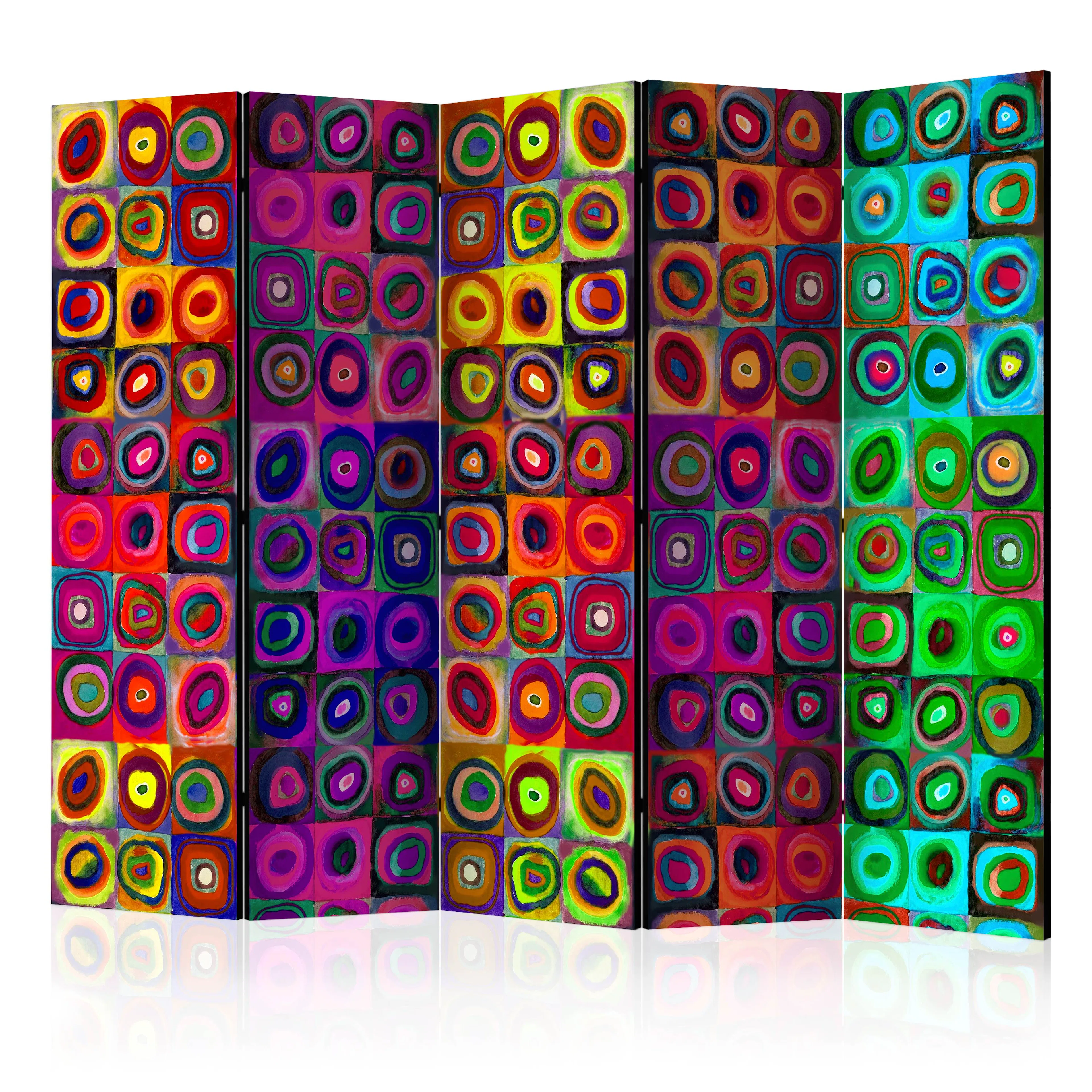 Rumsavdelare Skärmvägg Arkiio Colorful Abstract Art II 225x172 cm