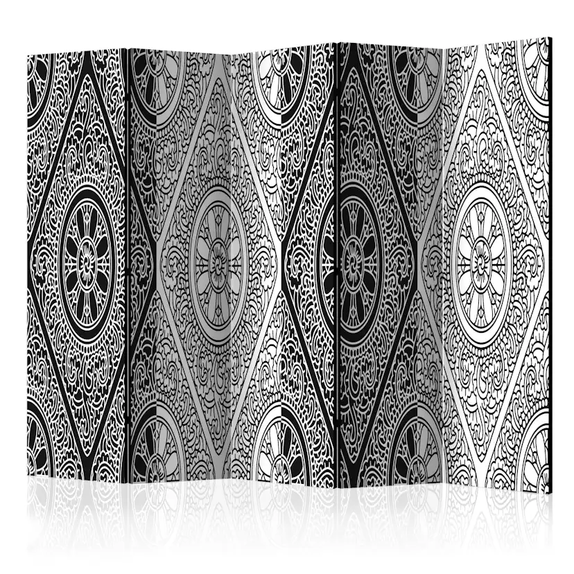 Rumsavdelare Skärmvägg Arkiio Ethnic Monochrome II 225x172 cm