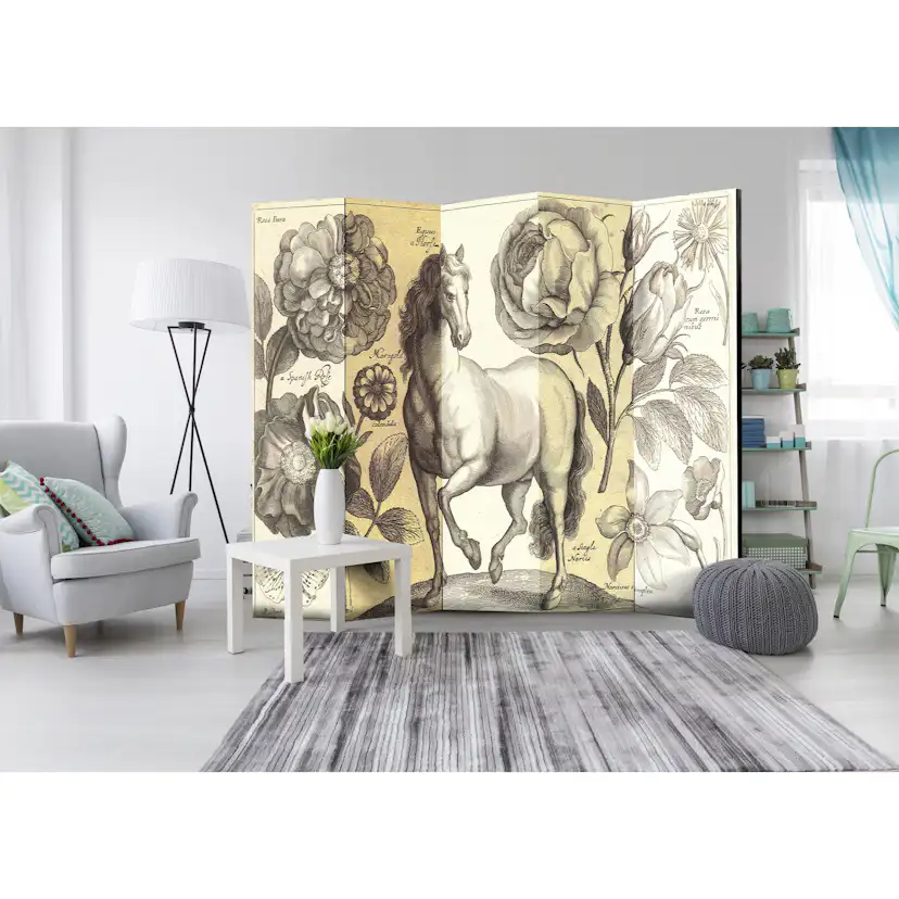 Rumsavdelare Skärmvägg Arkiio Horse II 225x172 cm