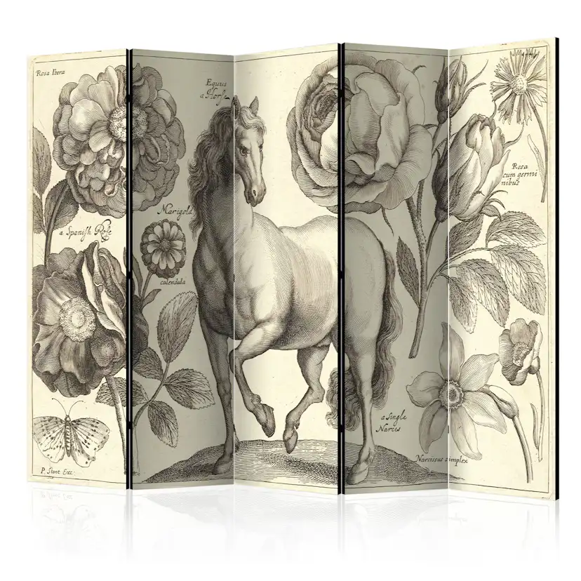Rumsavdelare Skärmvägg Arkiio Horse II 225x172 cm