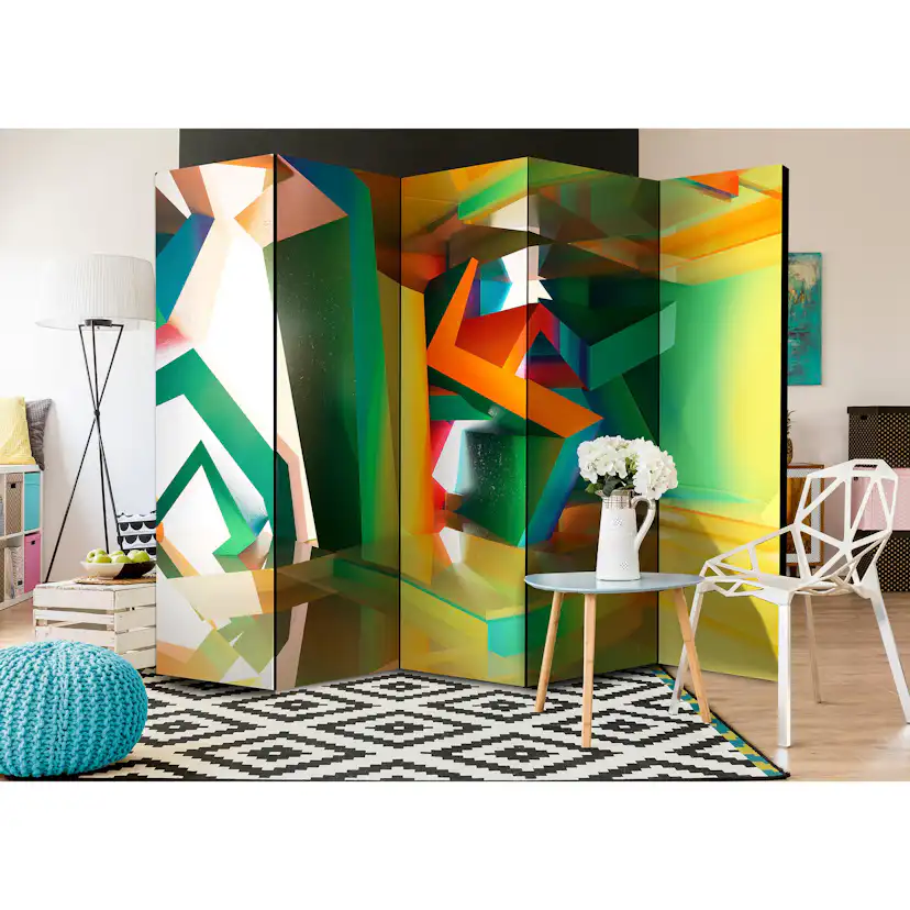 Rumsavdelare Skärmvägg Arkiio Colourful Space II 225x172 cm
