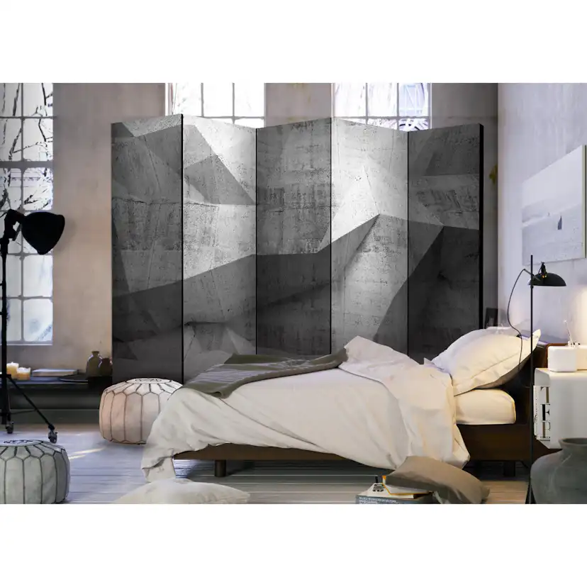 Rumsavdelare Skärmvägg Arkiio Concrete Geometry II 225x172 cm