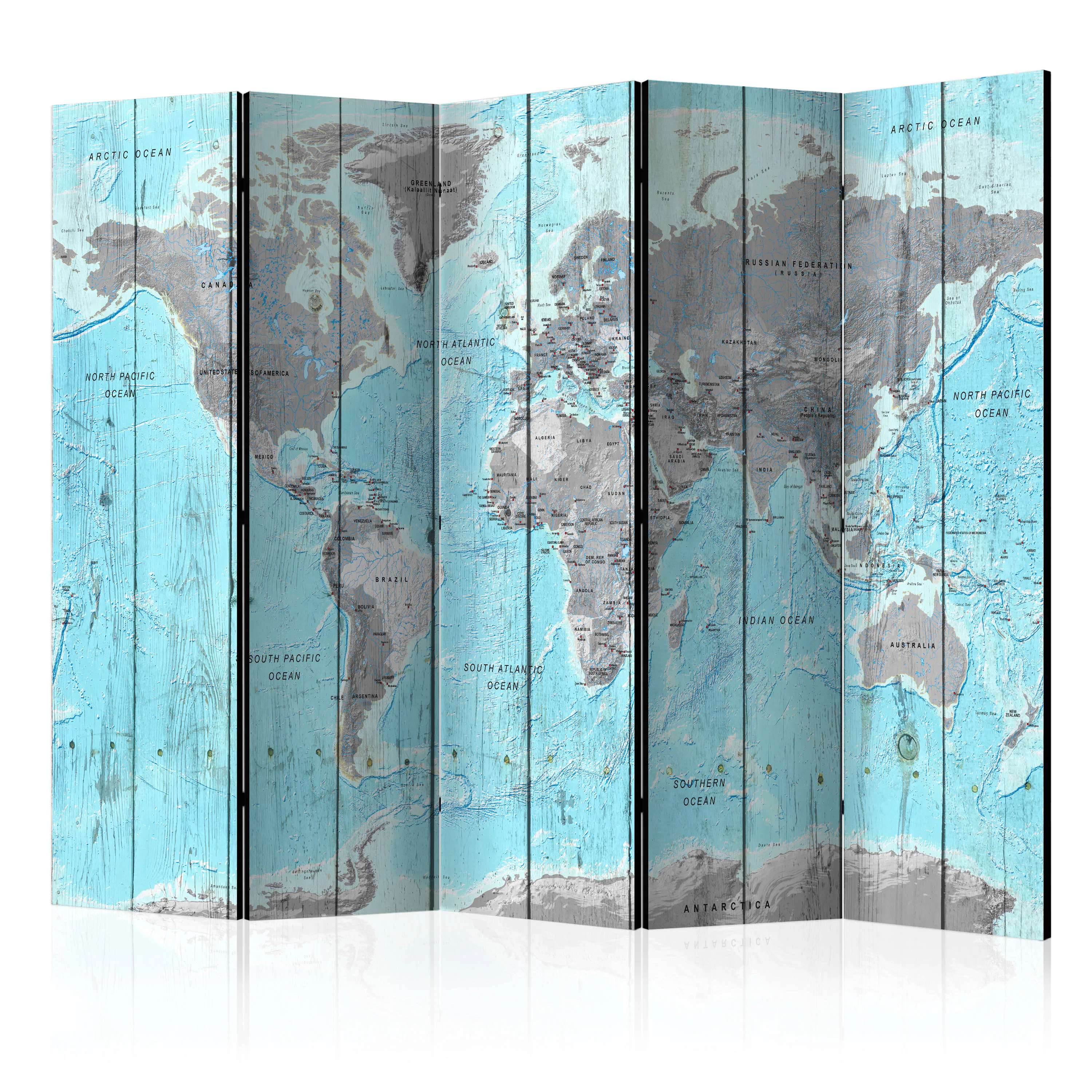 Rumsavdelare Skärmvägg Arkiio Wooden Travels 225x172 cm
