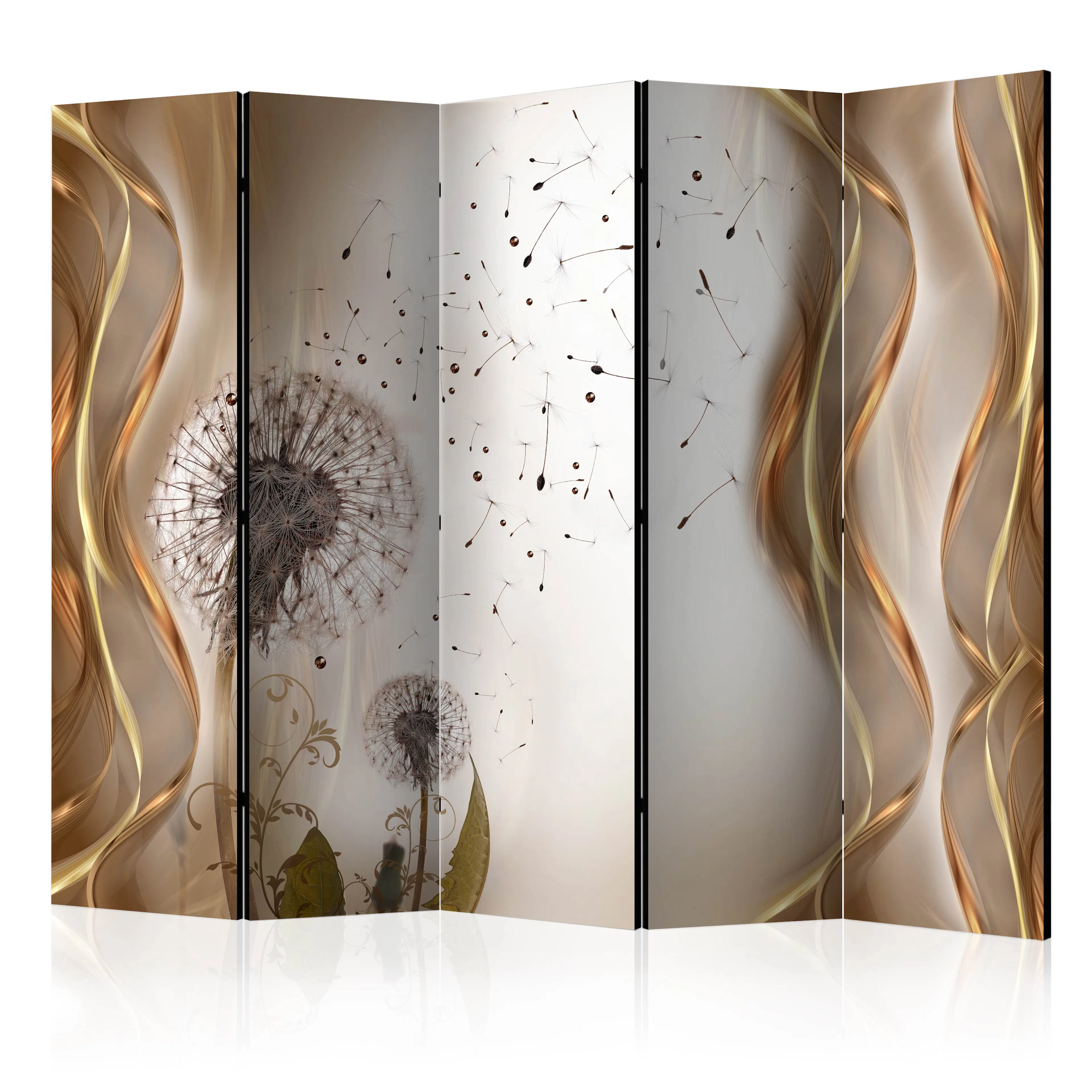 Rumsavdelare Skärmvägg Arkiio Fleeting Moments II Maskros 225x172 cm
