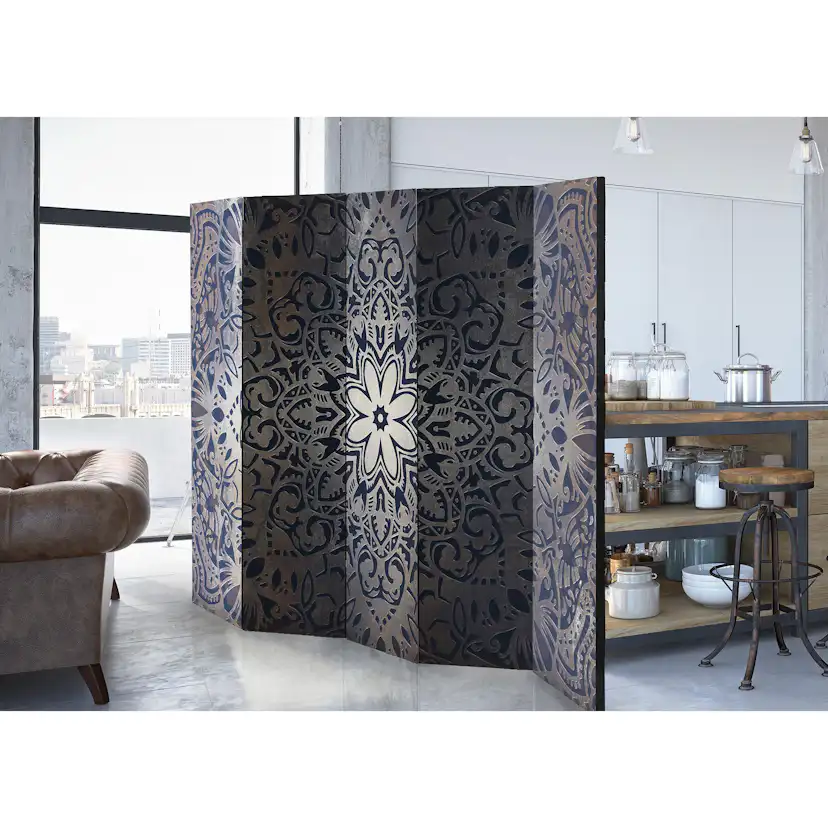 Rumsavdelare Skärmvägg Arkiio Iron Flowers II 225x172 cm
