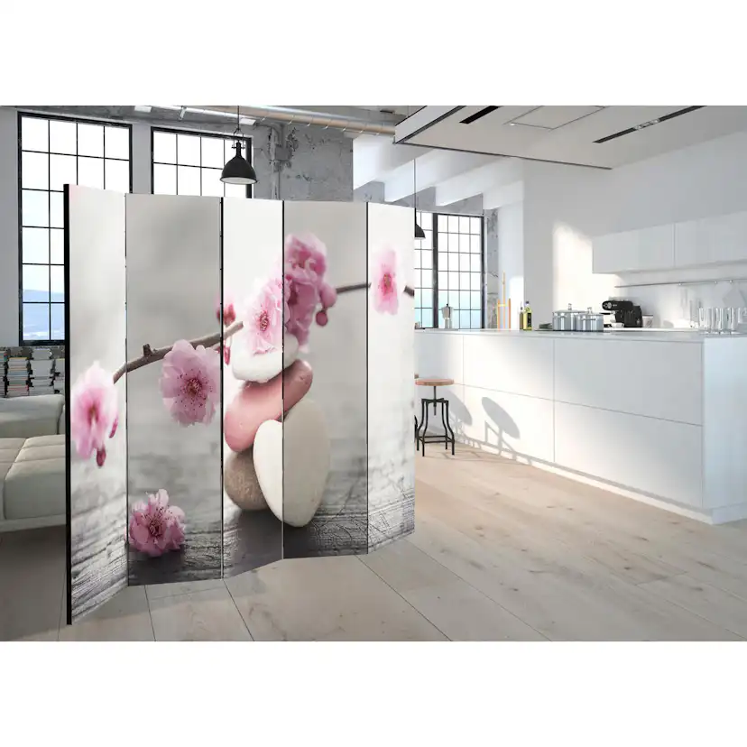Rumsavdelare Skärmvägg Arkiio Zen Flowers II 225x172 cm