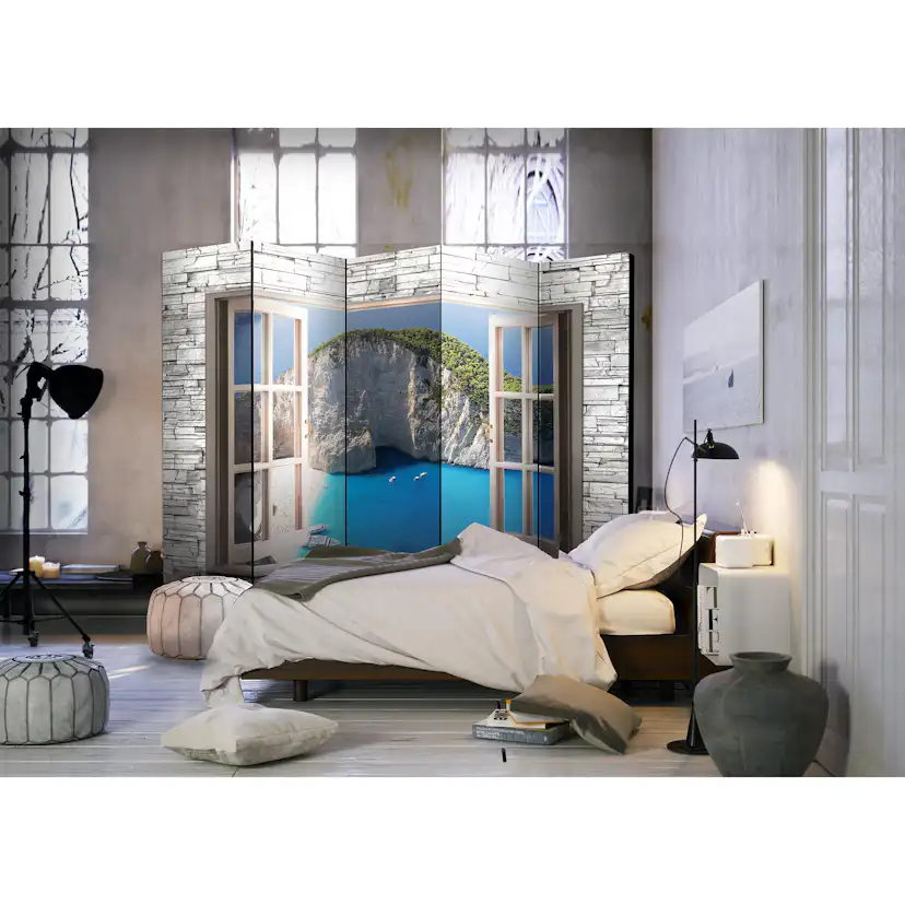 Rumsavdelare Skärmvägg Arkiio Azure Paradise II 225x172 cm