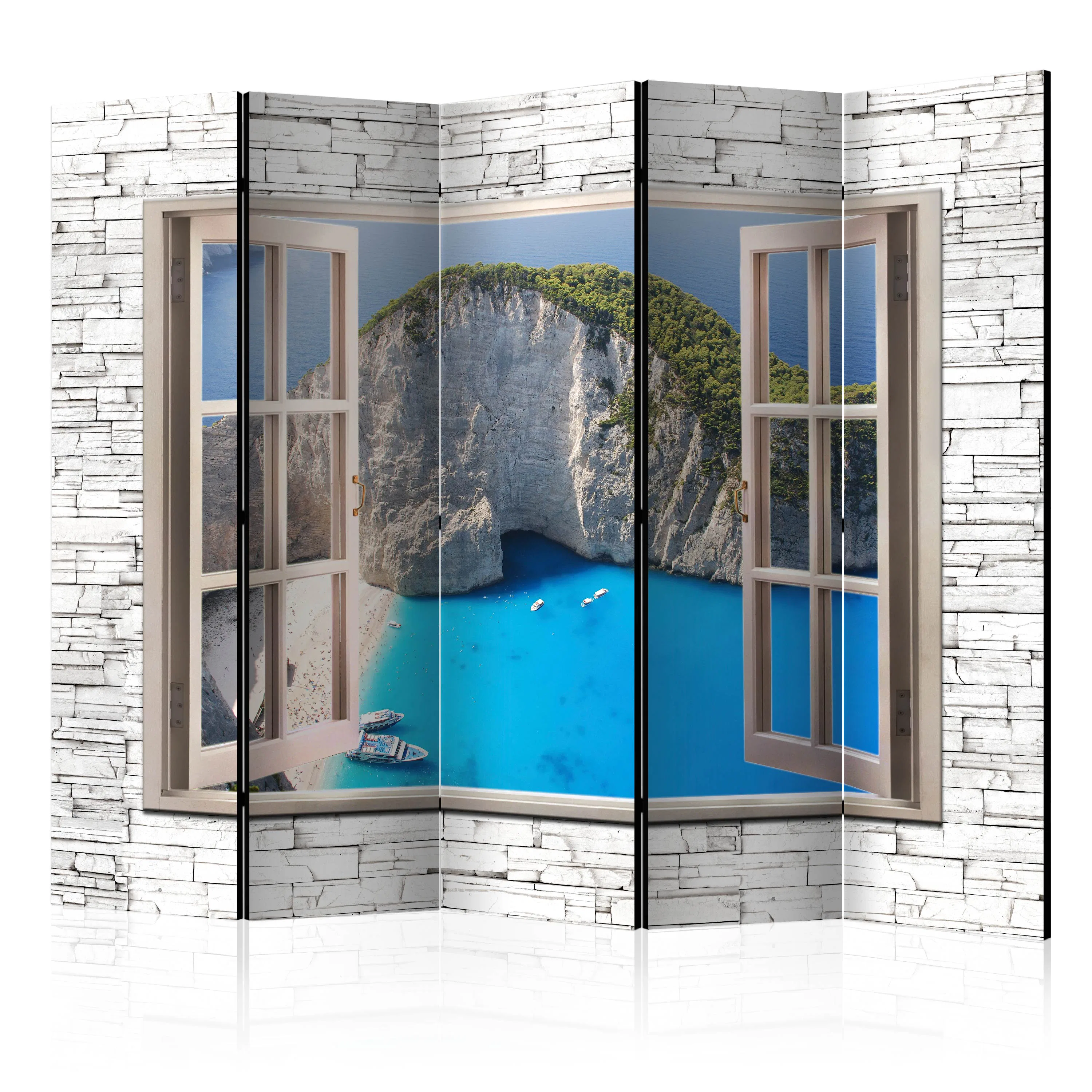 Rumsavdelare Skärmvägg Arkiio Azure Paradise II 225x172 cm
